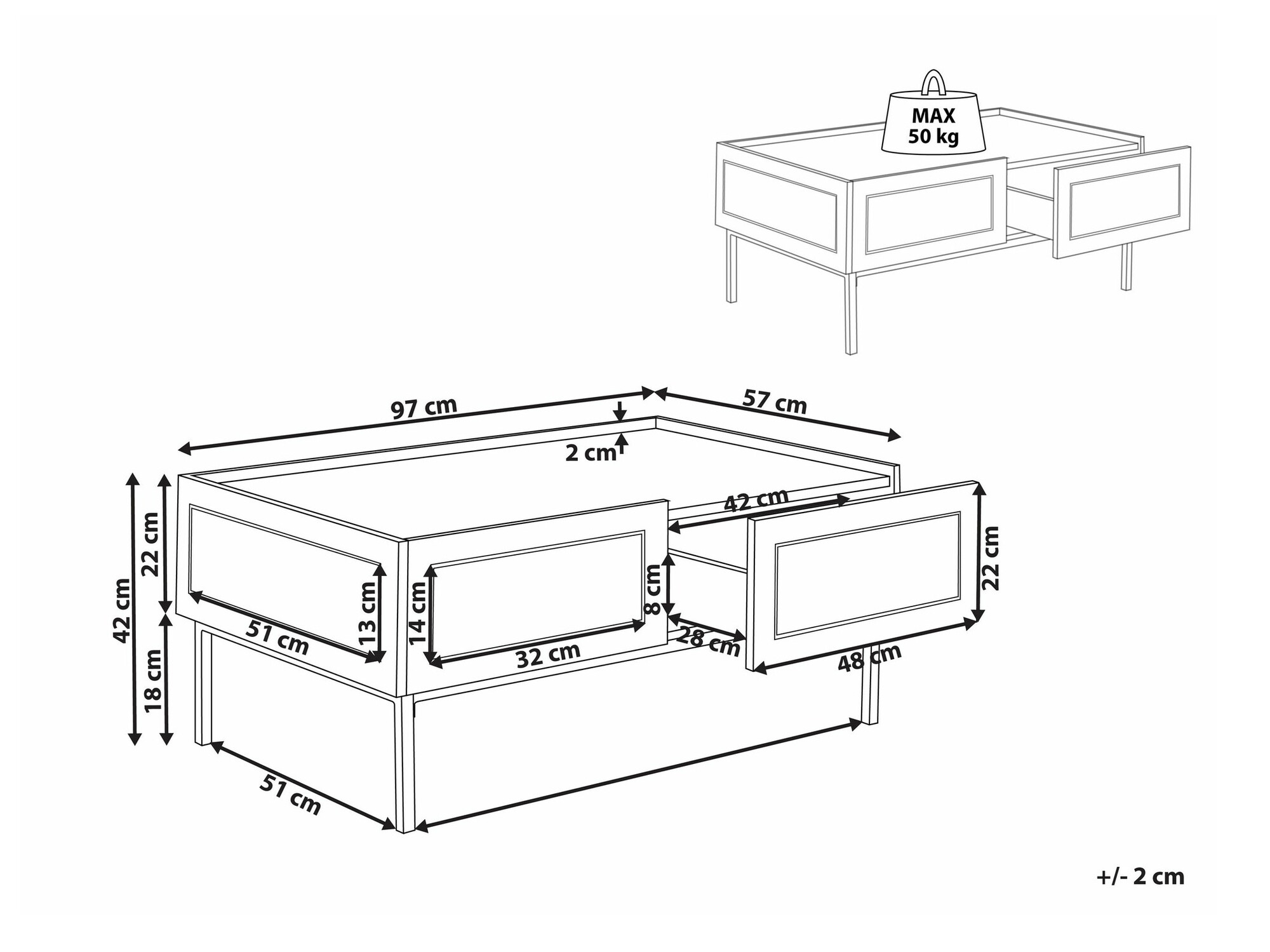 Масичка за кафе Berwyn 2378