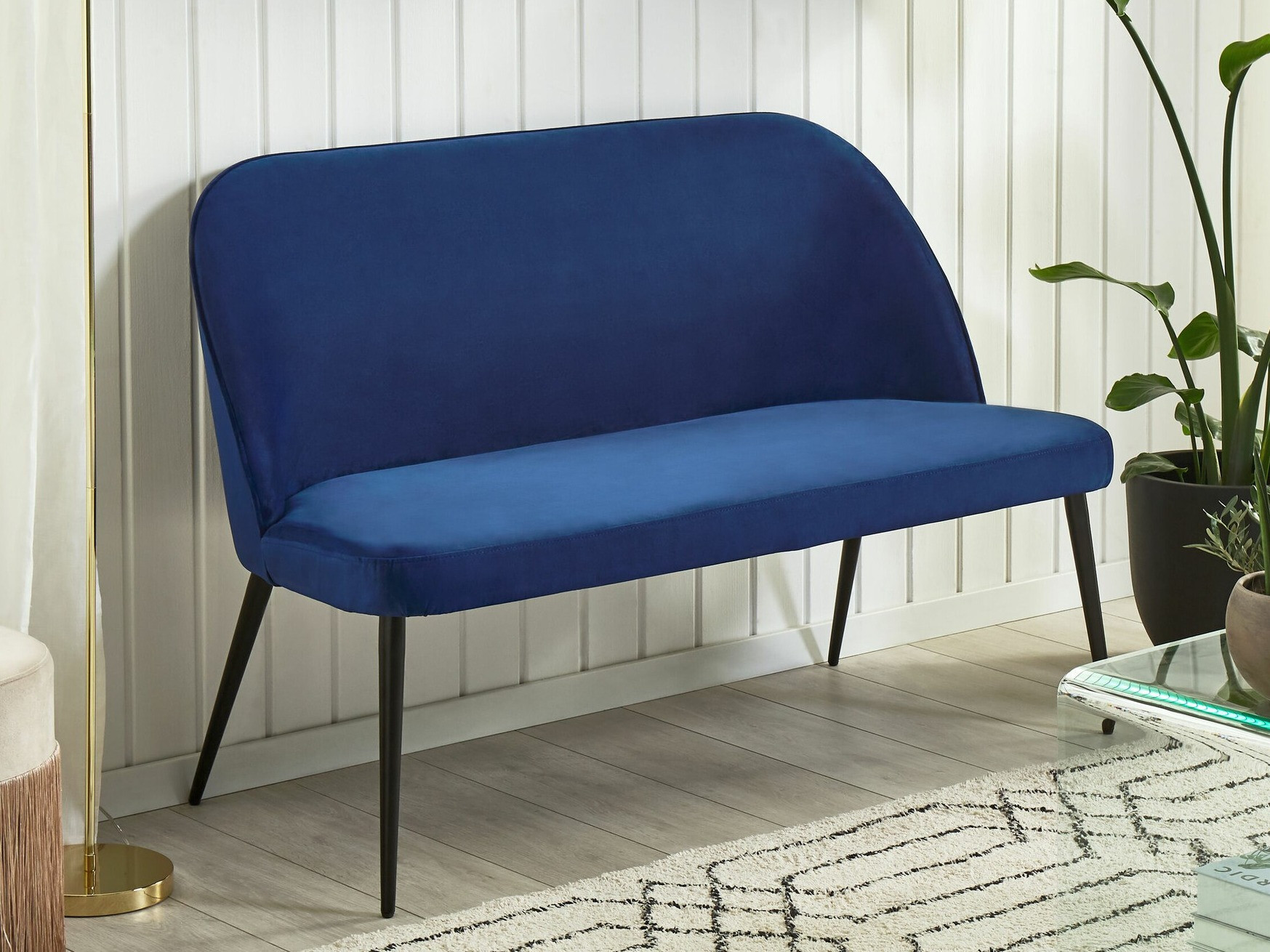 Тапицирана пейка Berwyn 2379 (Син)