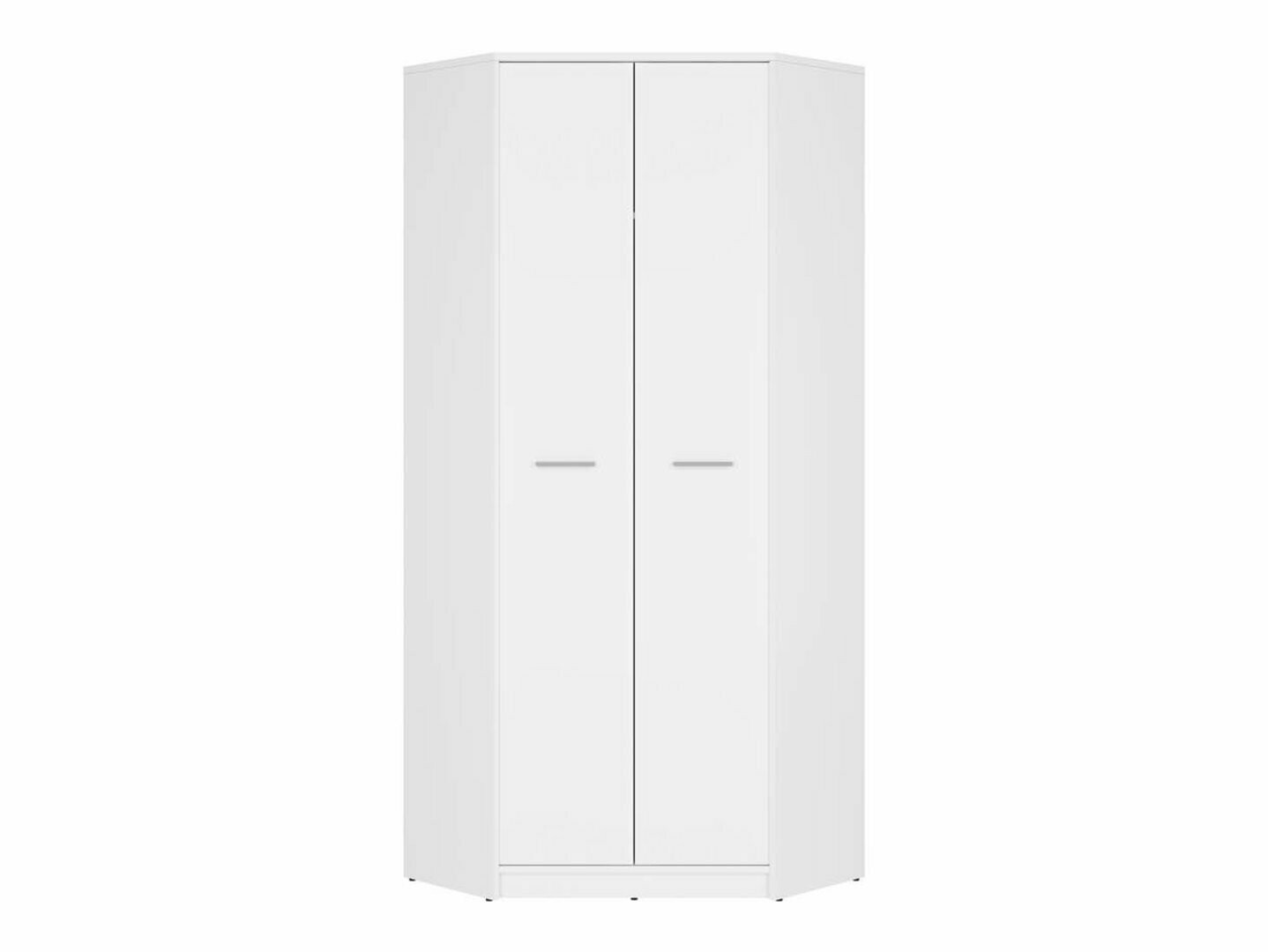 Ъглов гардероб Novsore 119 (Бял)