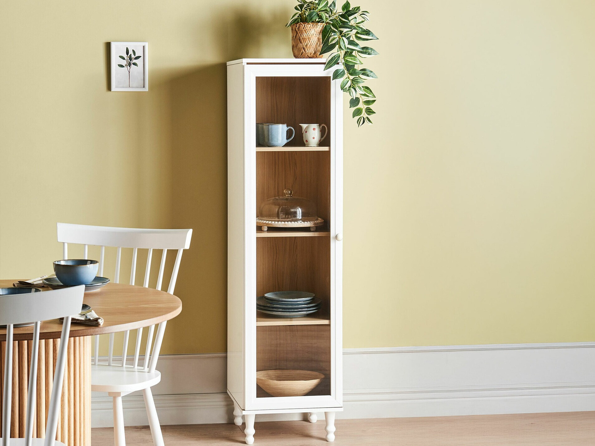 Етажерка Berwyn 2386 (Бял + Ярък дърво)