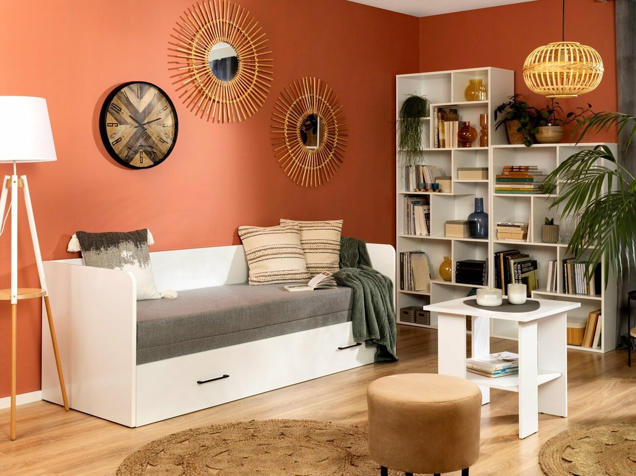 Масичка за кафе Novsore 124 (Бял)