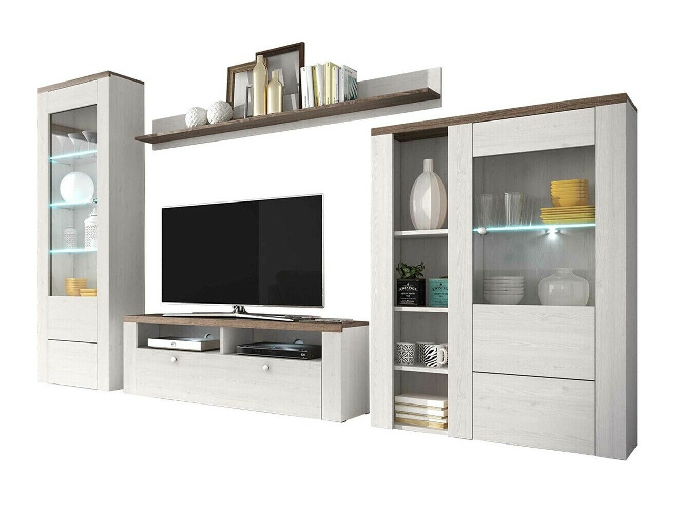 Комплект за хол Salelbo 100 (Sibu лиственица + Трюфел дъб)