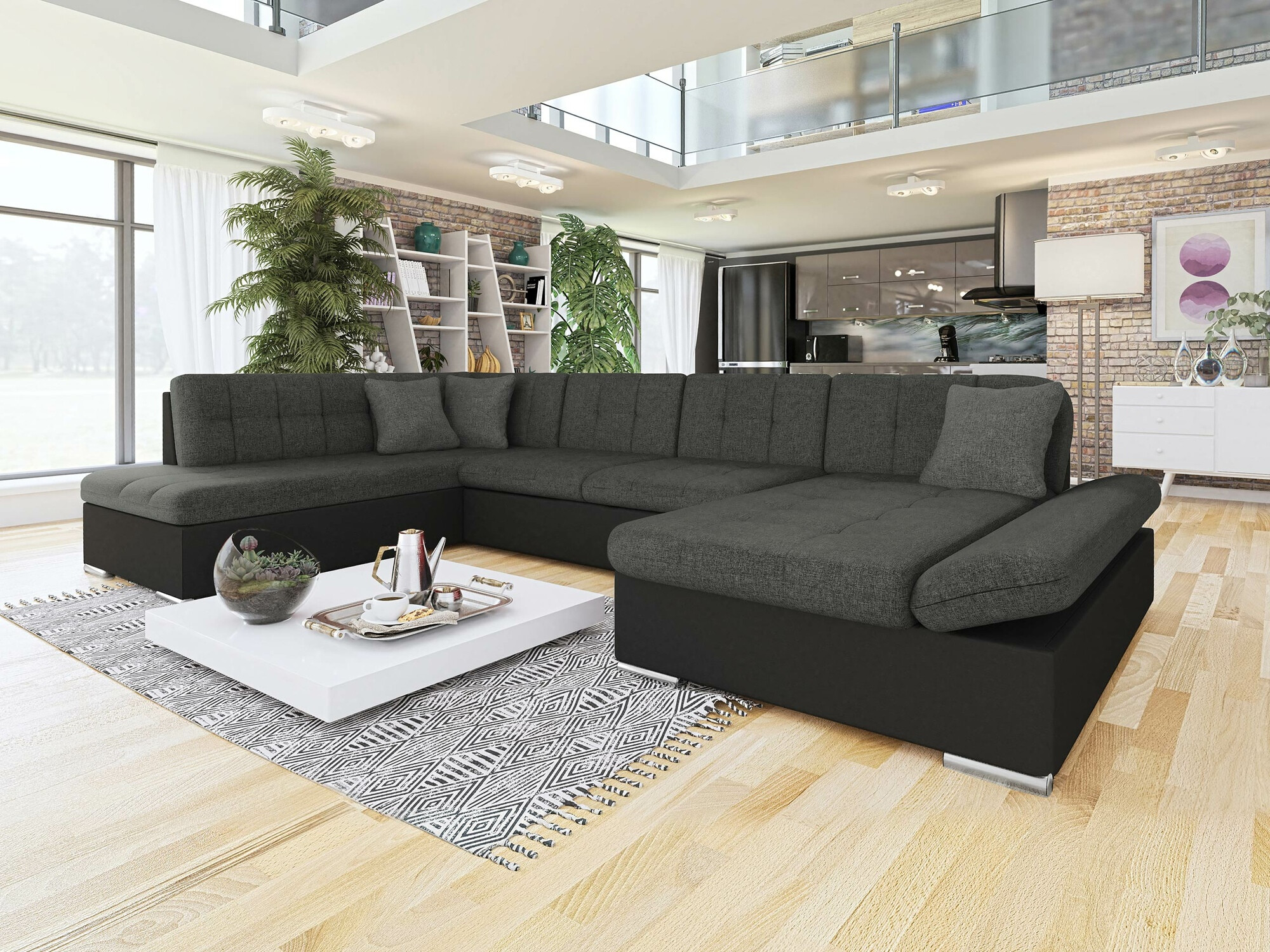 Ъглов диван Comfivo Tilia (Soft 011 + Lux 06 + Lux 05)