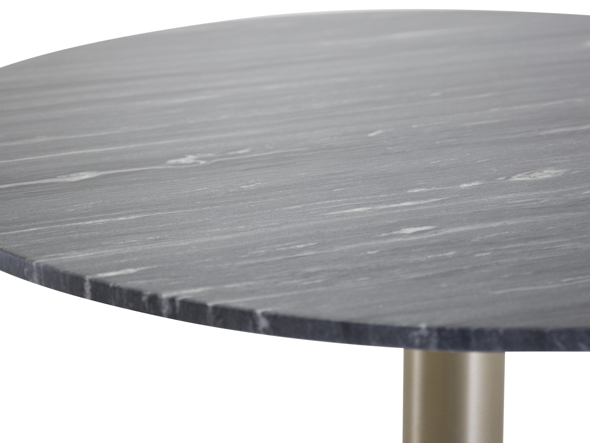 Маса Dallas 175 (Черен мрамор + Месинг)