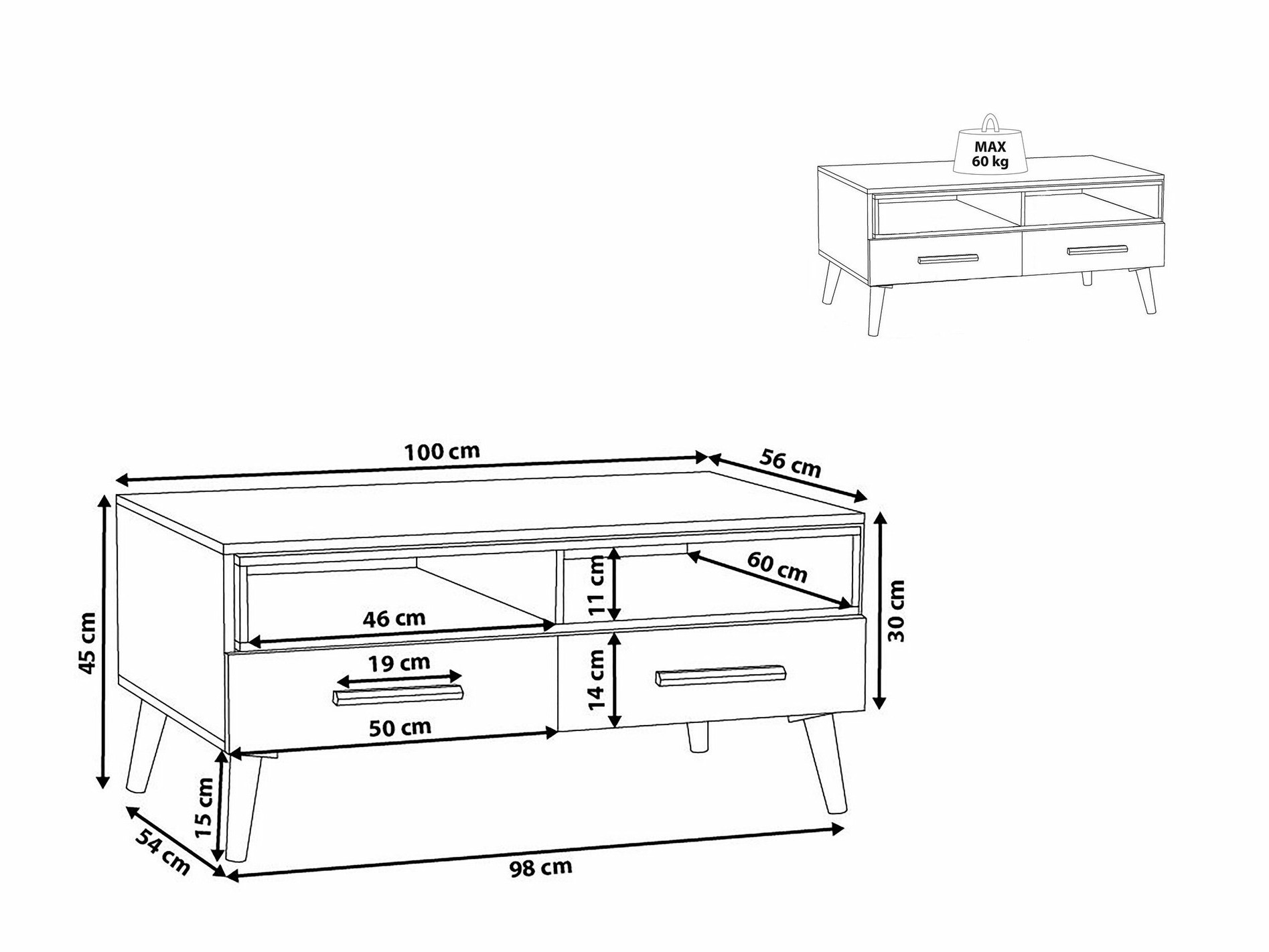 Масичка за кафе Berwyn 2390