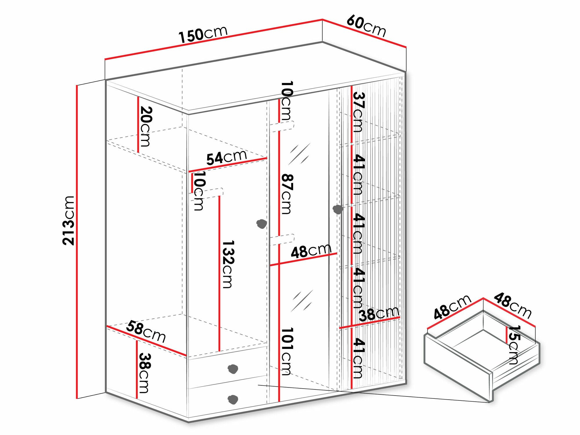 Гардероб Venmava 115