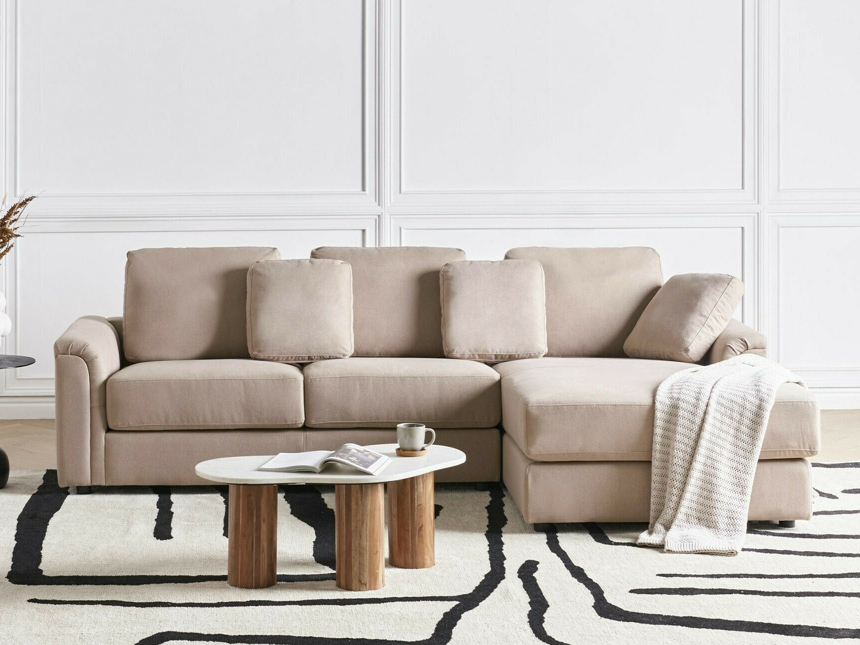 Ъглов диван Berwyn 2395 (Taupe)