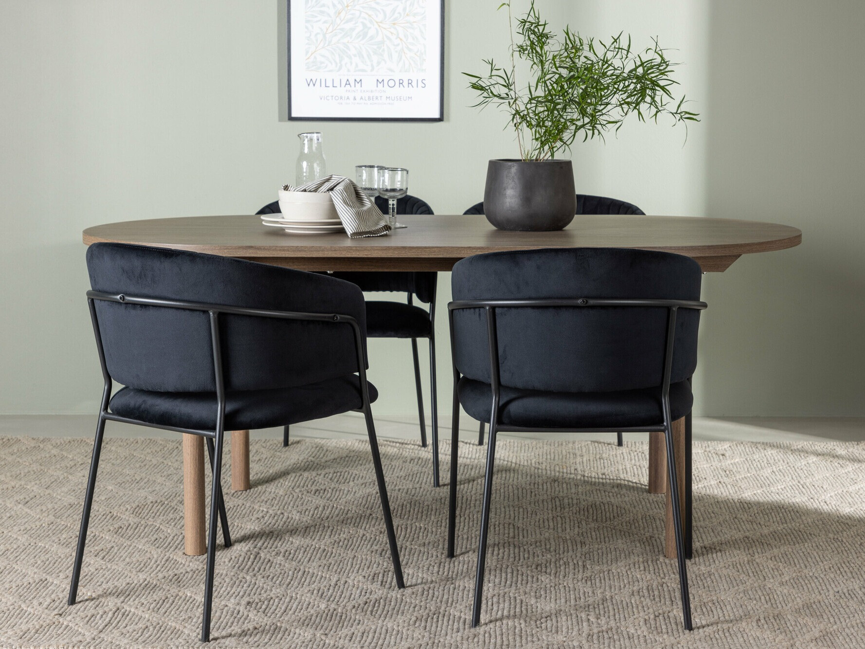 Маса и столове за трапезария Dallas 4626