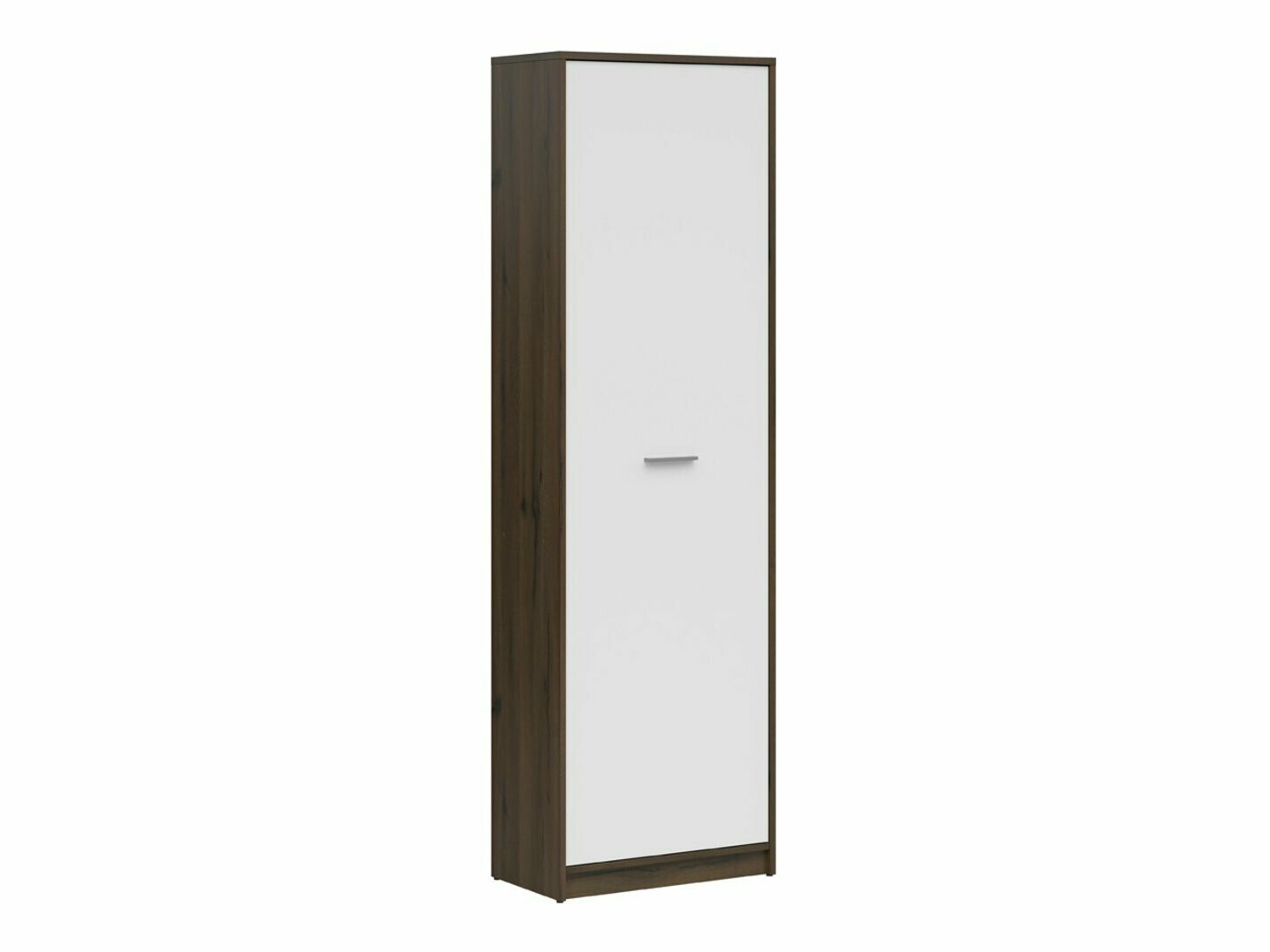 Етажерка Novsore 114 (Тъмен дъб + Бял)