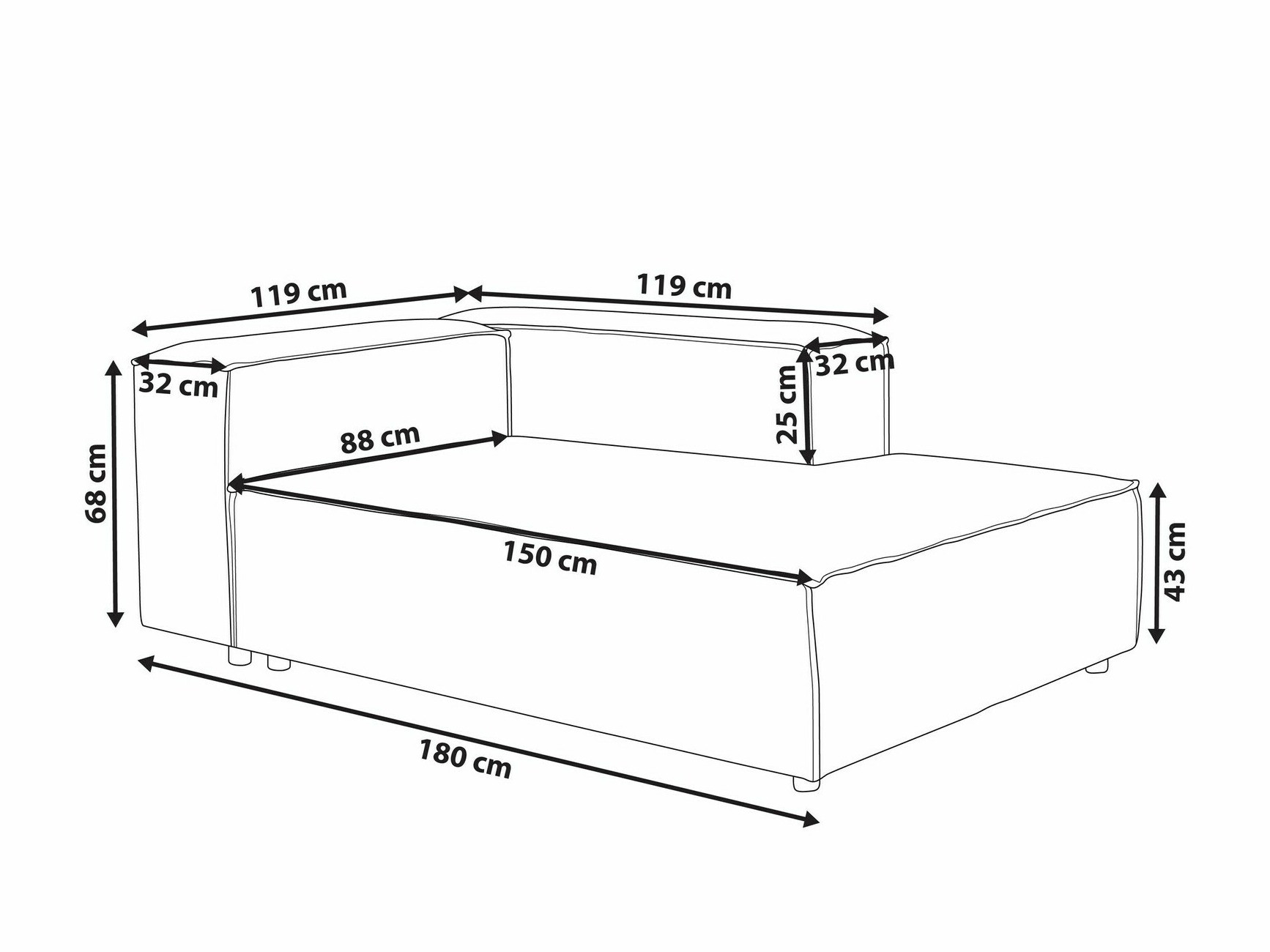 Кушетка Serophi 102 (Бежов)