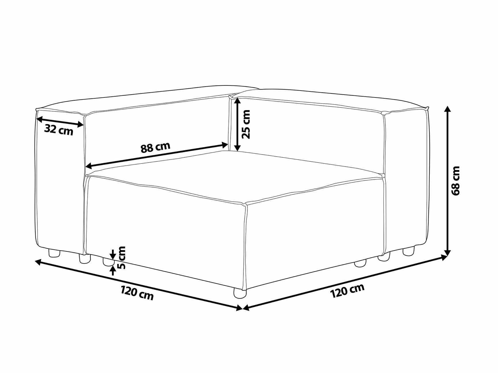 Модулен фотьойл Serophi 101 (Бежов)