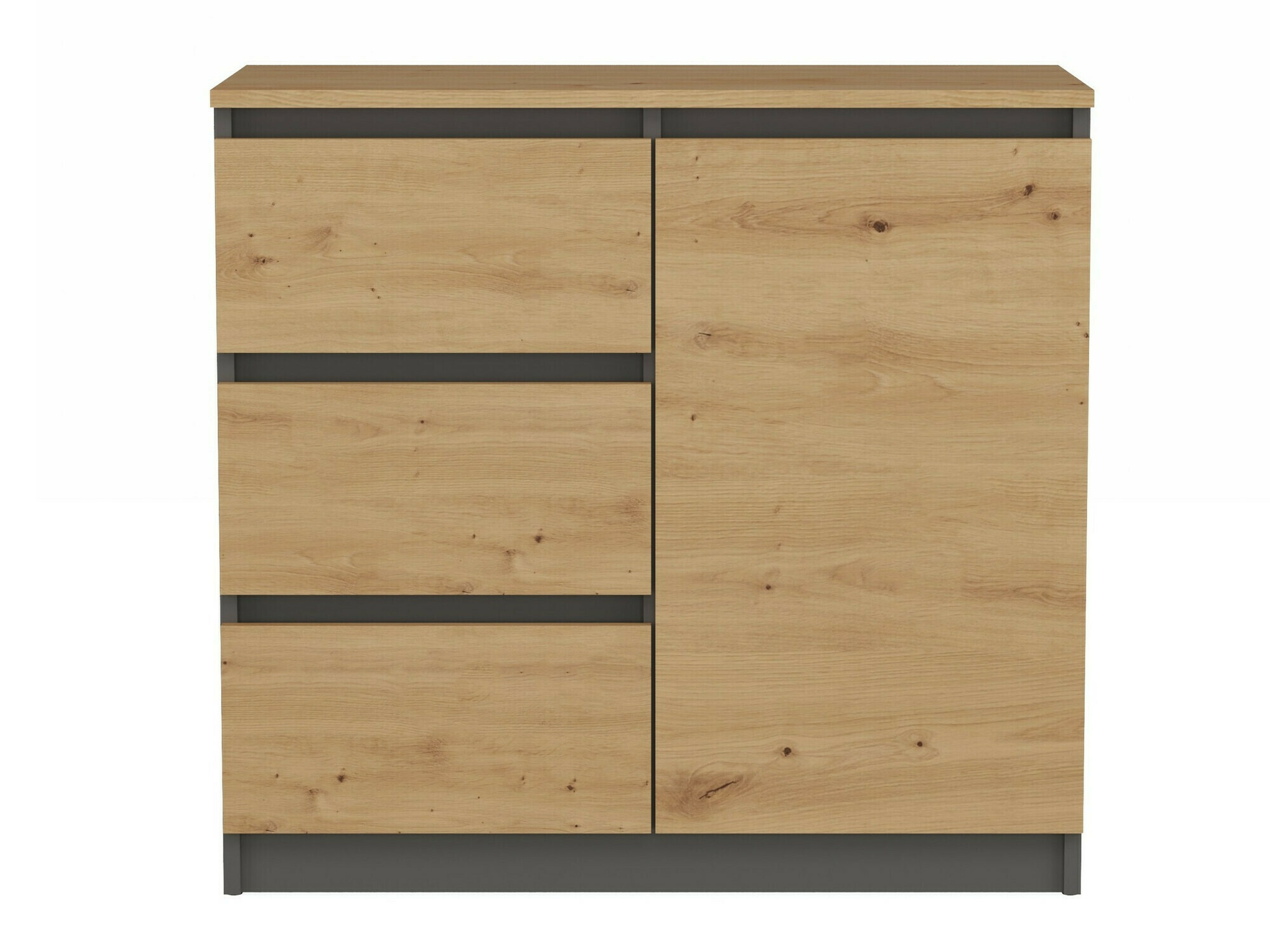 Скрин Elbvelu 109 (Антрацит + Artisan дъб)