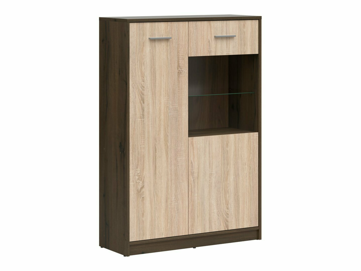 Етажерка Novsore 138 (Тъмен дъб + Сонома дъб)