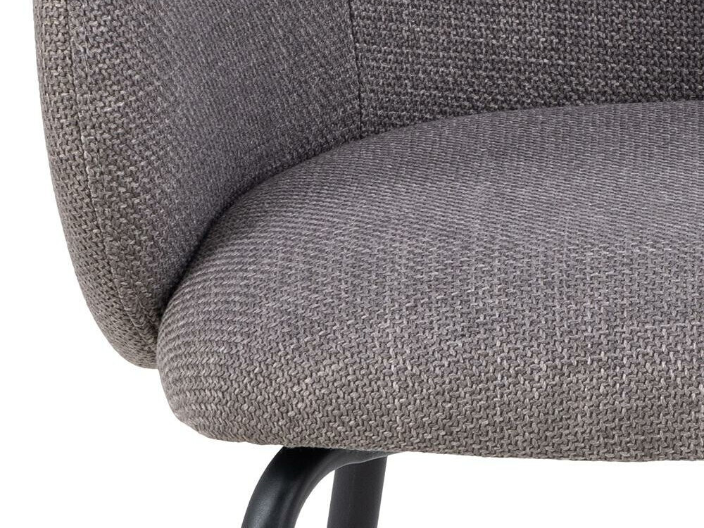 Стол Norsica 862 (Кафяв + Черен)