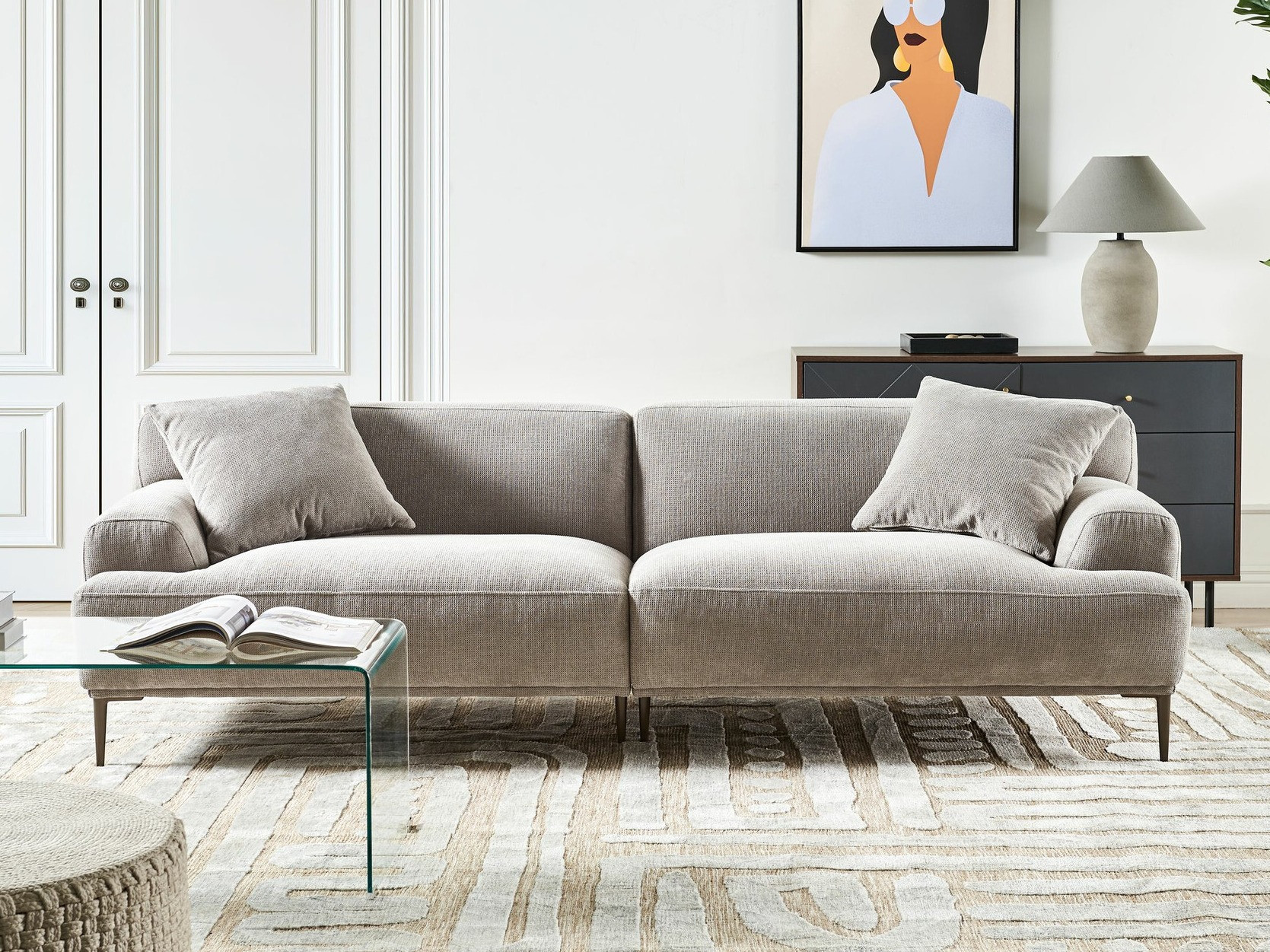 Диван Berwyn 2406 (Сив)