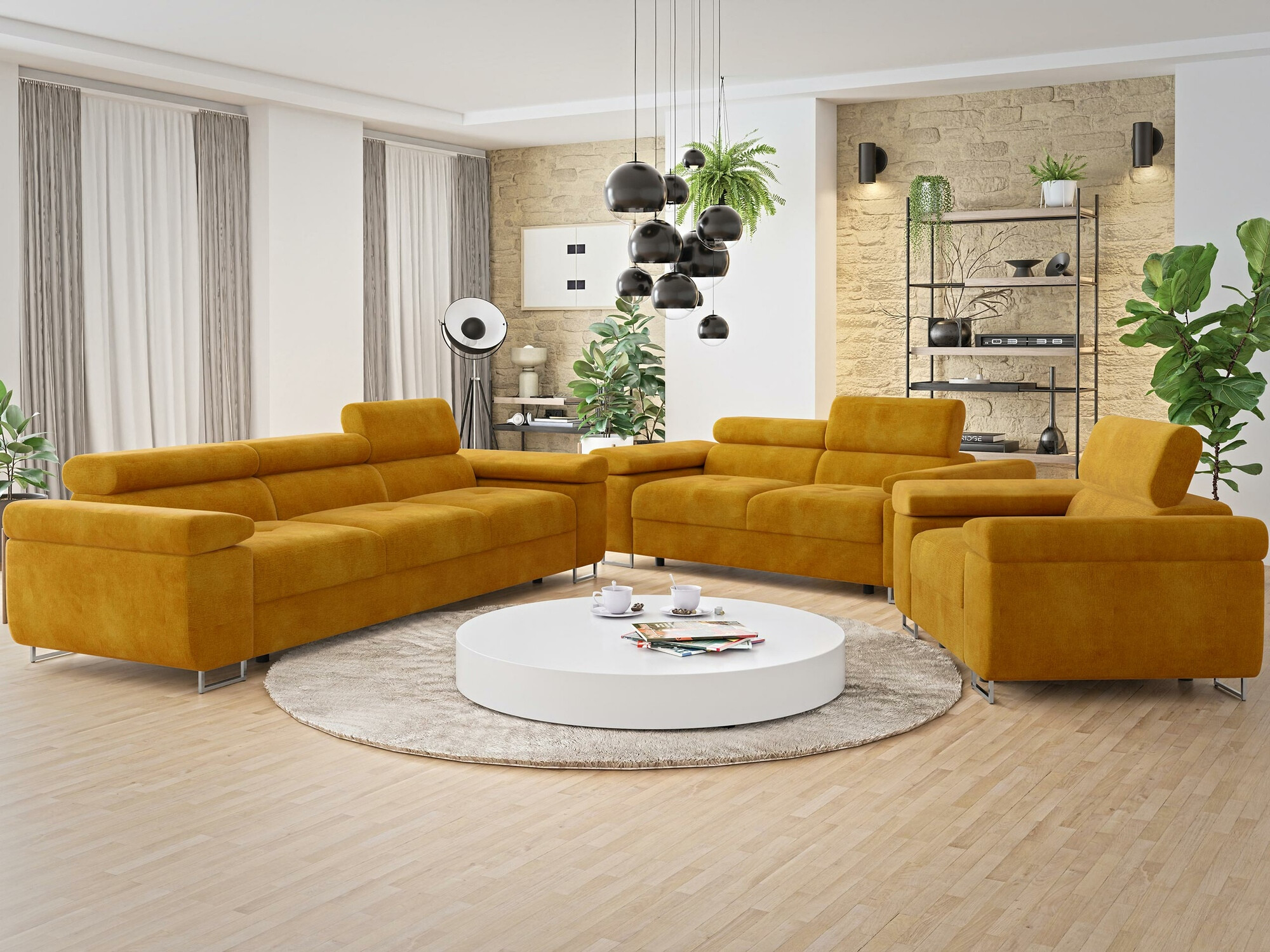 Разтегателен диван Comfivo Vinetum (Wave 05)