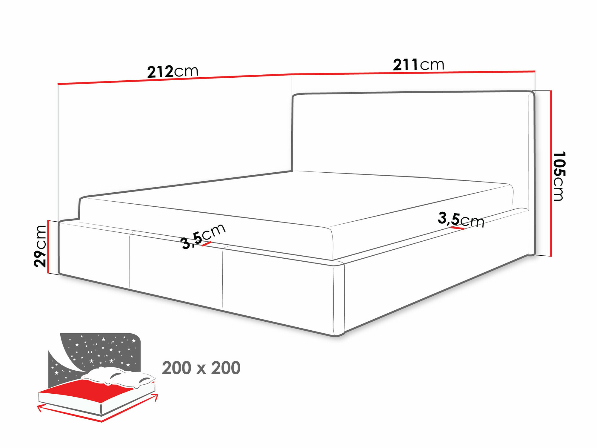 Легло ComfiDream 125 (Lars 90)