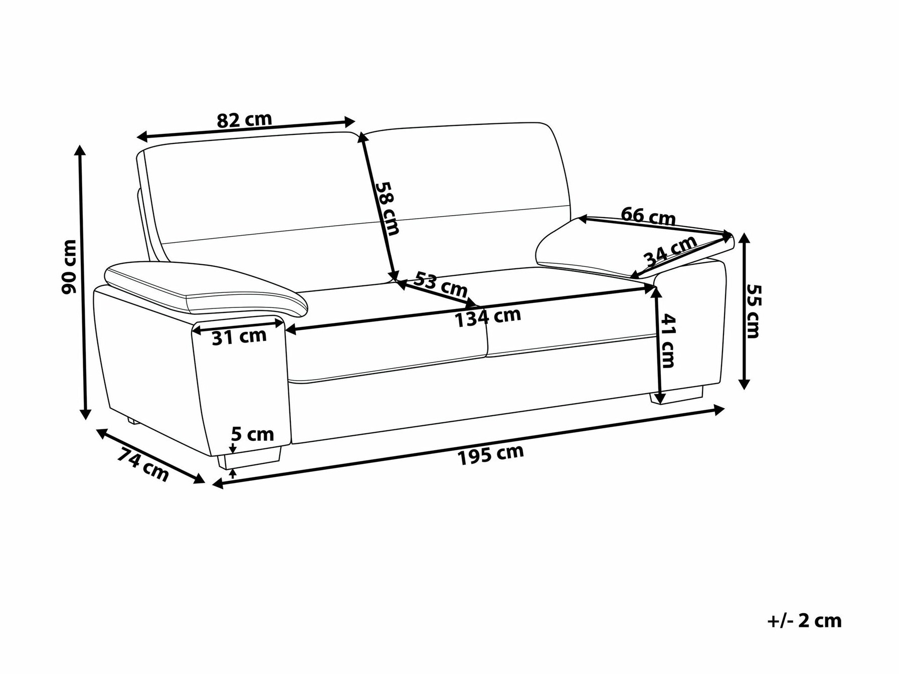 Диван Berwyn 1327 (Бежов)