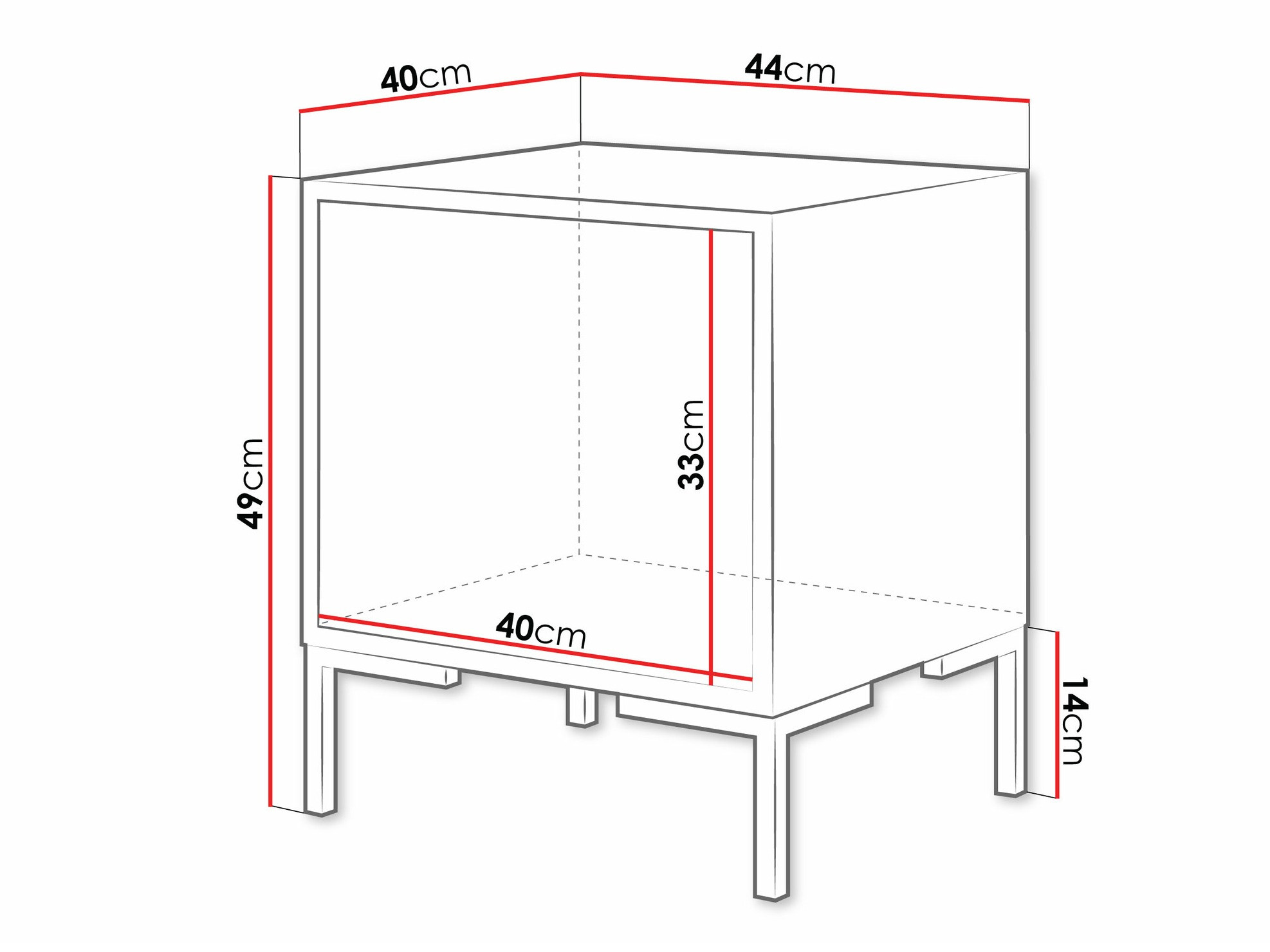 Нощно шкафче Fabula