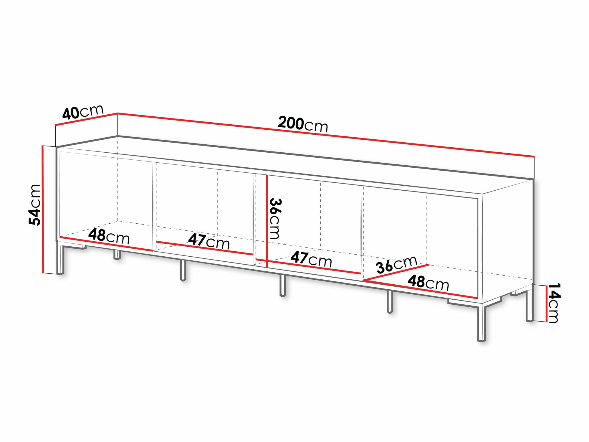 ТВ шкаф Fabula I
