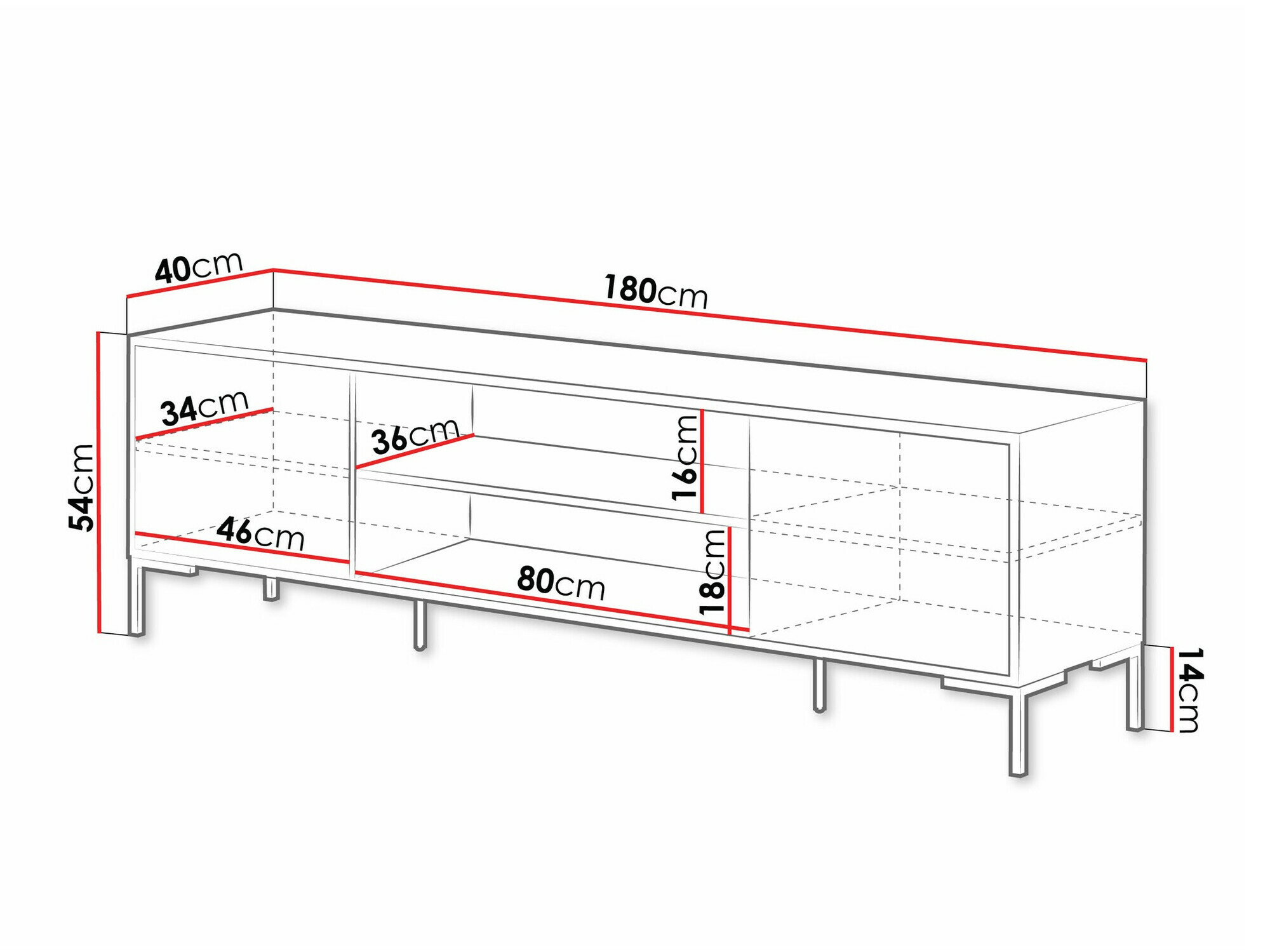 ТВ шкаф Fabula