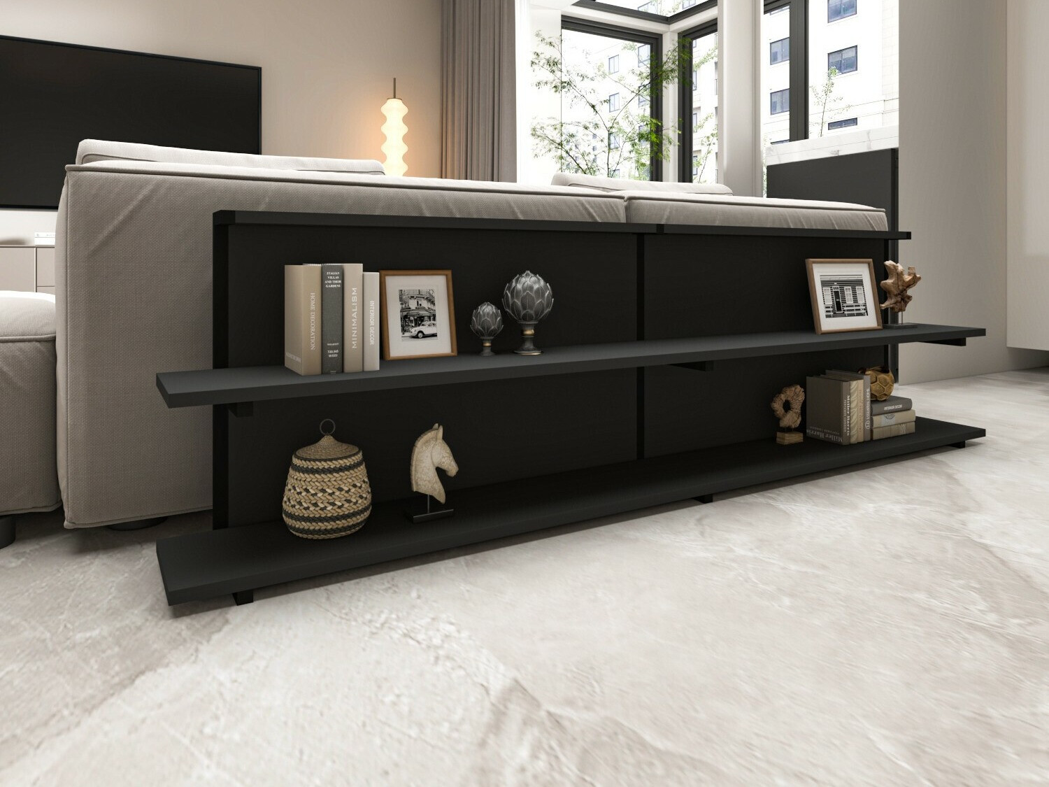 Етажерка Kailua 2367 (Антрацит)