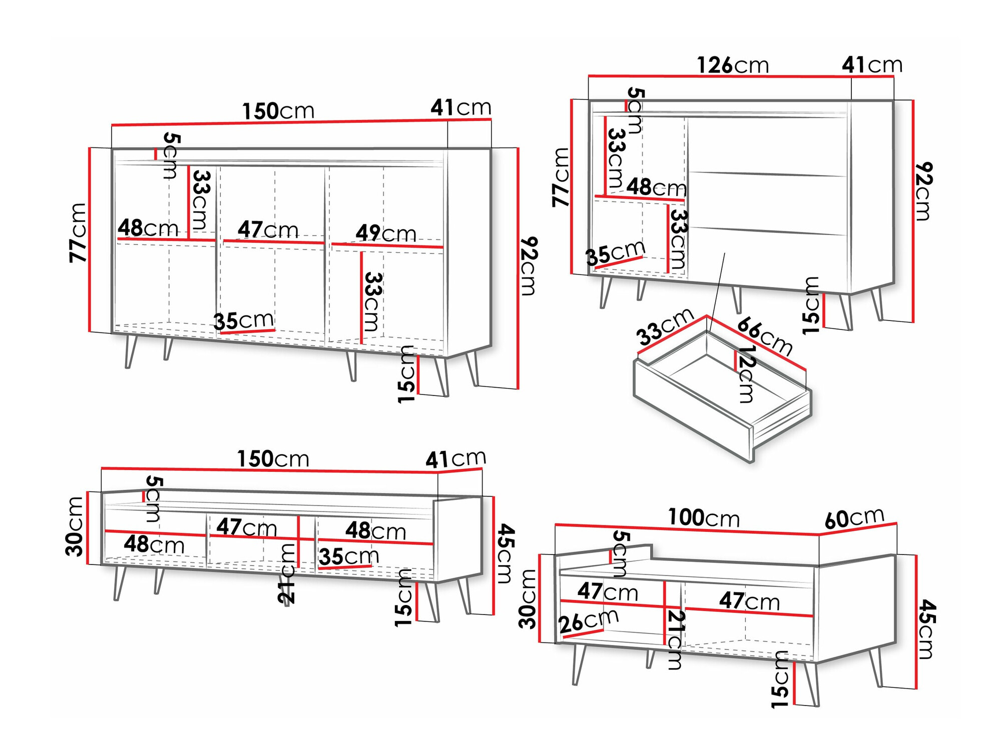 Комплект за хол Mirfivu 109