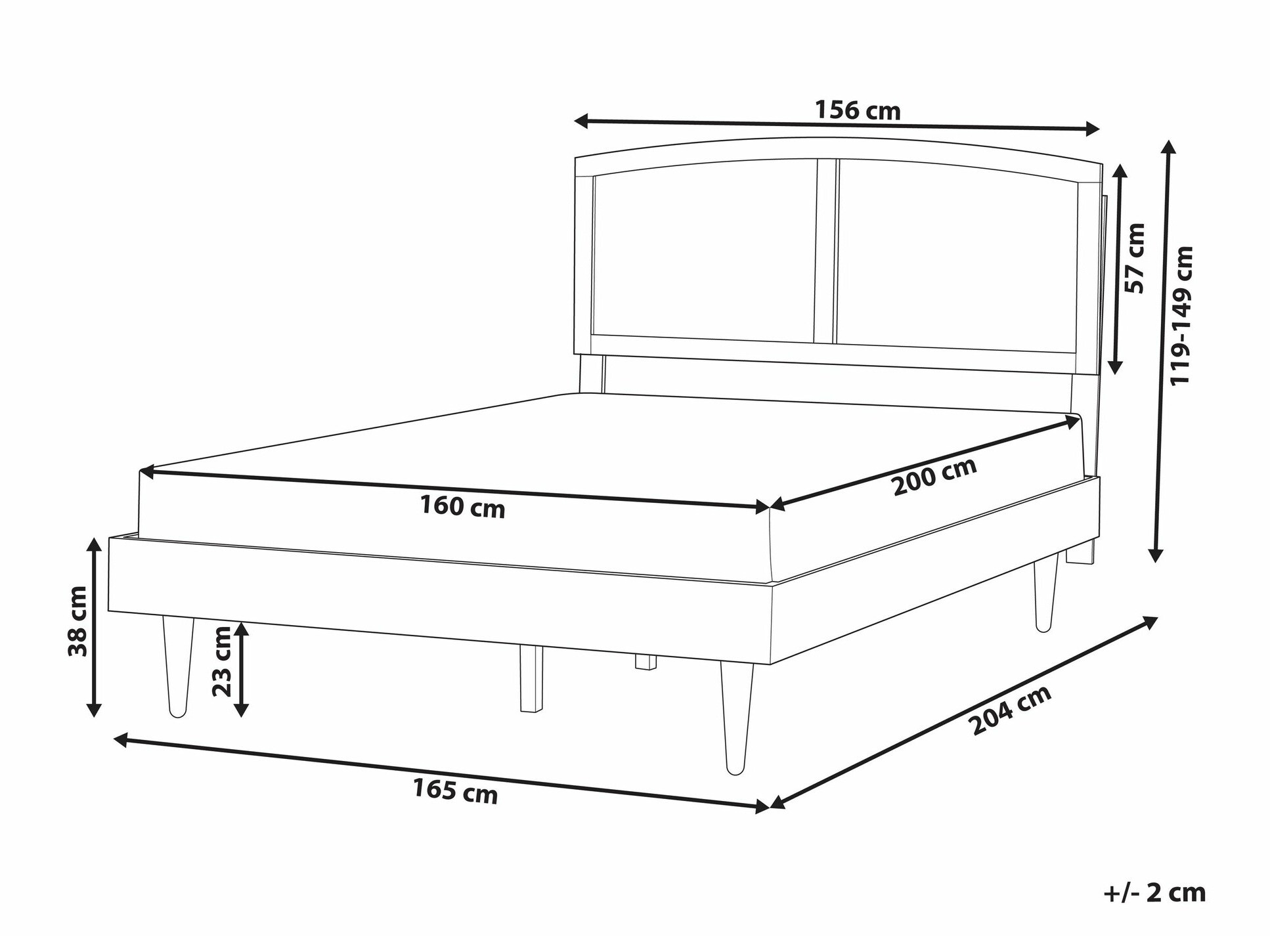 Легло Berwyn 1990 (Черен)
