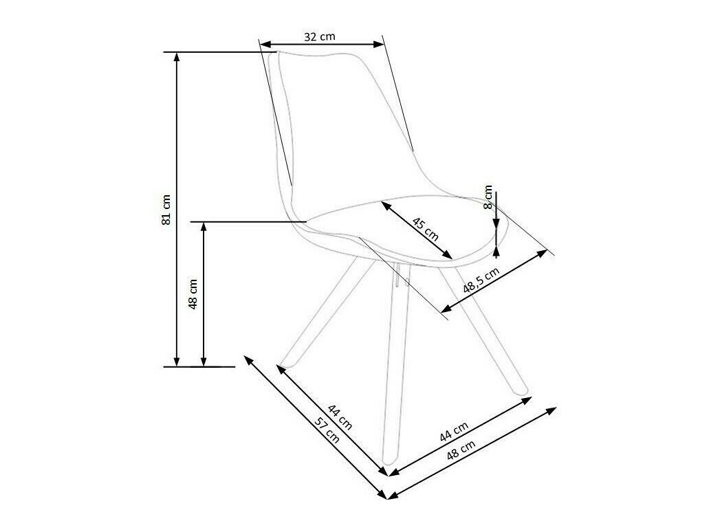 Стол Houston 251 (Сив)