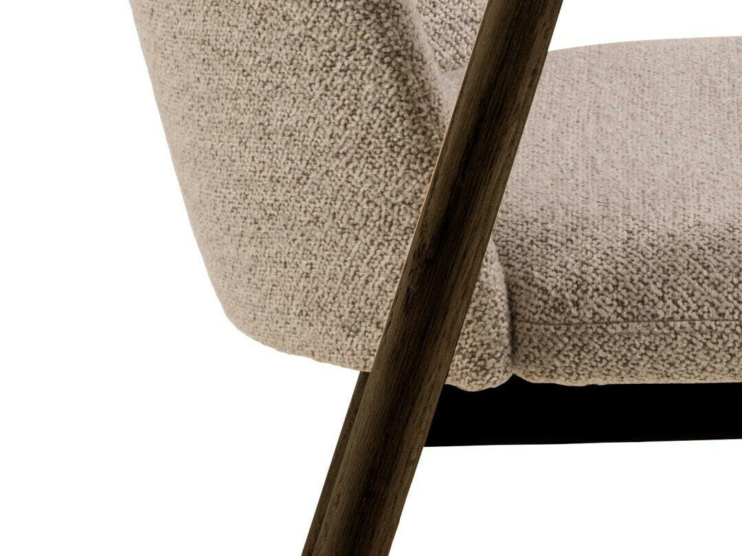 Стол Norsica 890 (Бежов + Тъмно дърво)