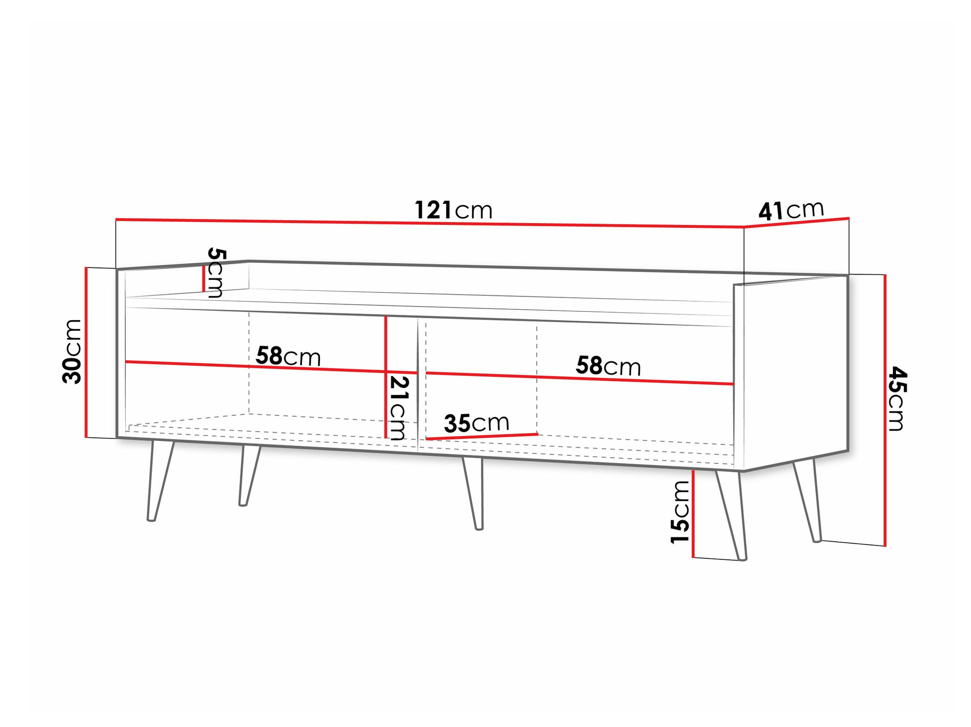 ТВ шкаф Mirfivu 106