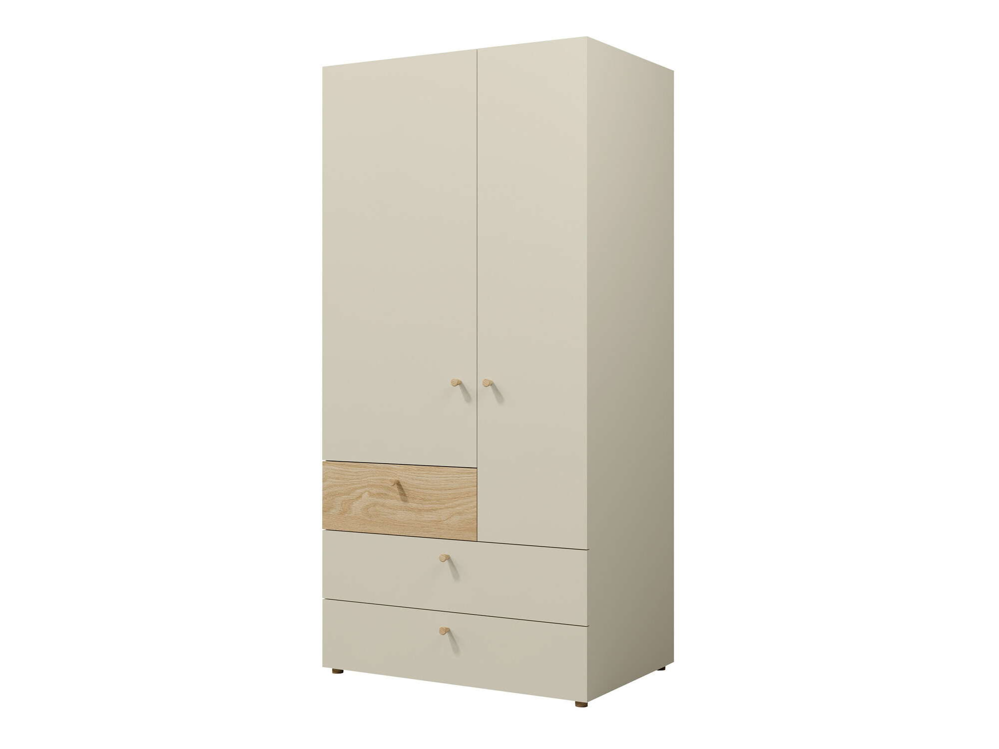 Гардероб Domcali 101 (Бежов + Дъб)