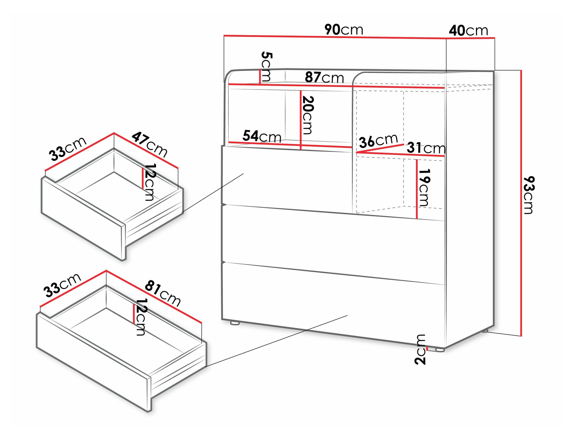 Скрин Domcali 109 (Сив + Дъб)