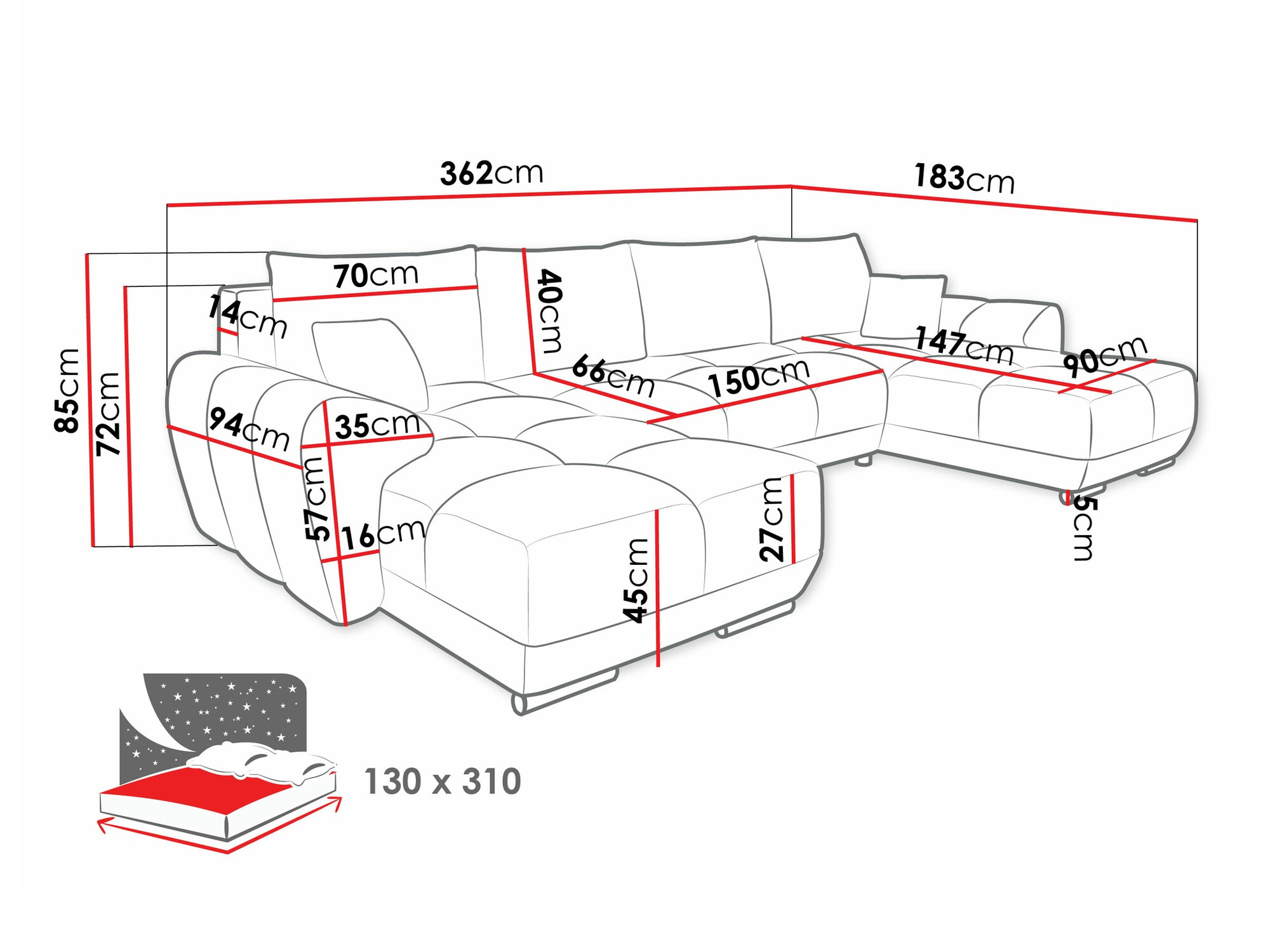 Ъглов диван Camden 101 (Velo 623)