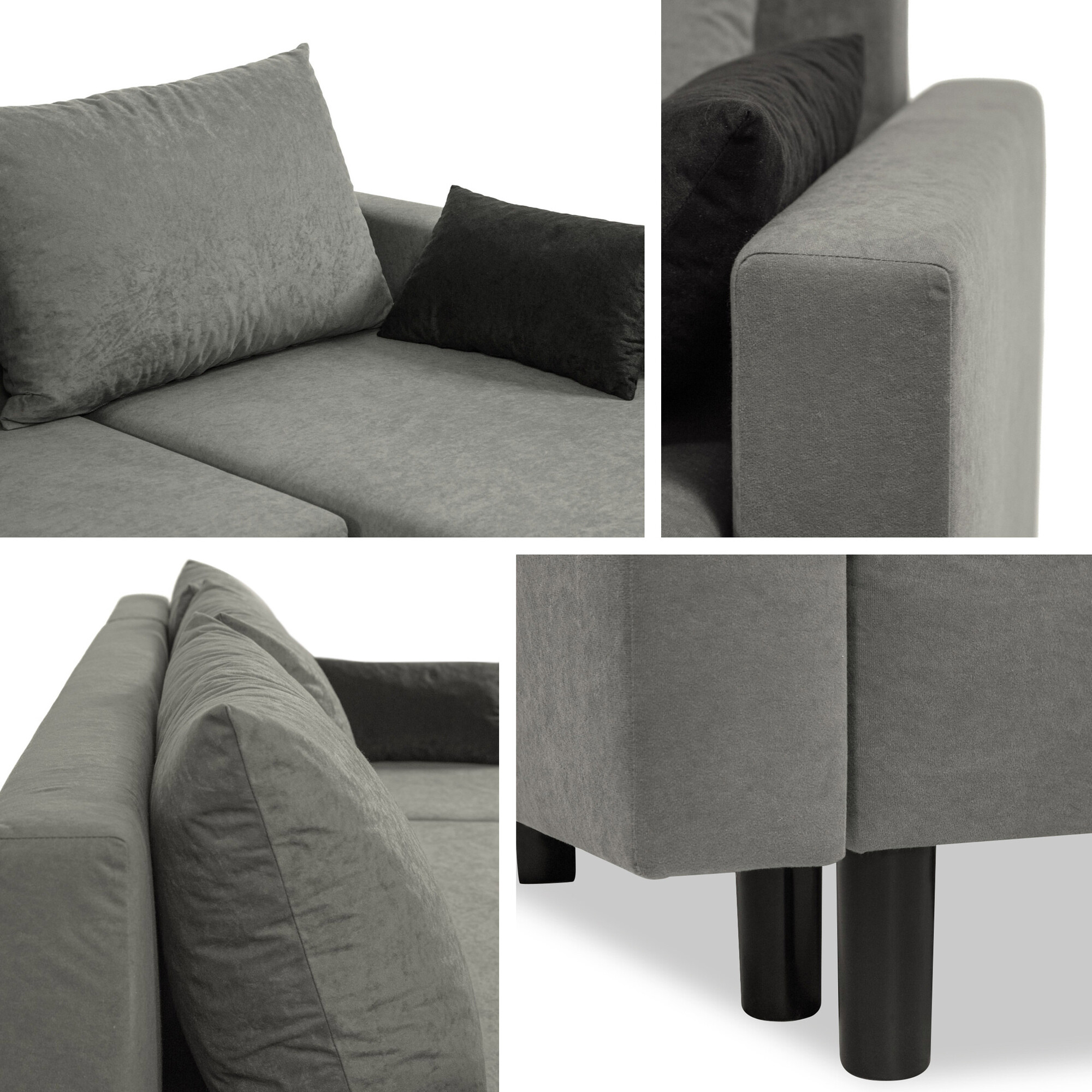 Ъглов диван Delaware 100 (Alova 04 + Alova 10)