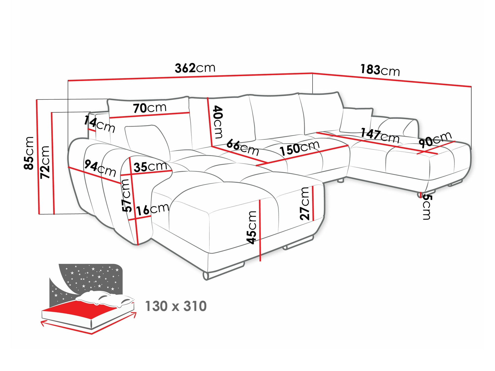Ъглов диван Signis I (Velo 626)