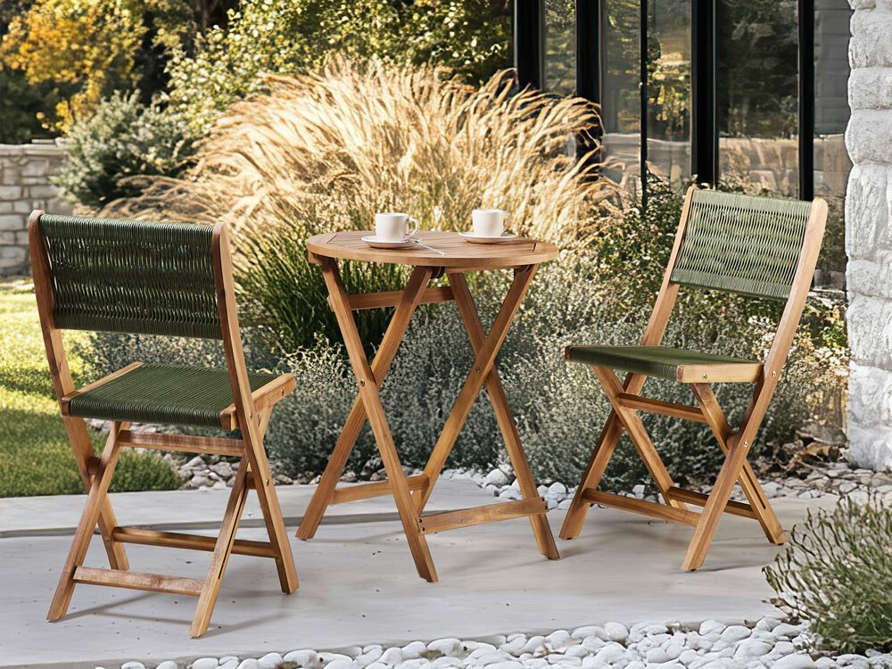 Комплект за балкон Bensevu 102 (Акация + Зелен)