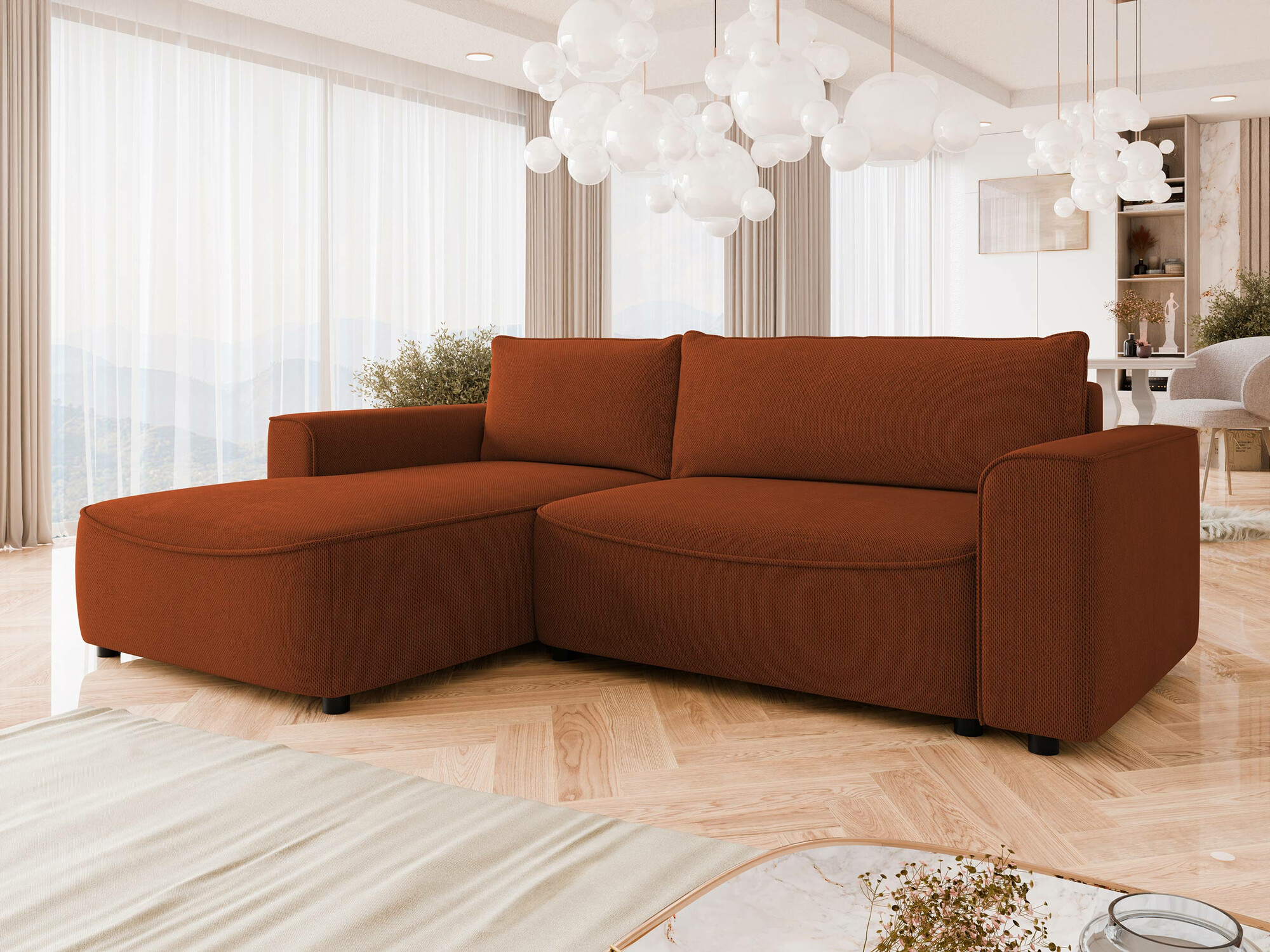 Ъглов диван TrendyNest Monacha (Pretty 09)