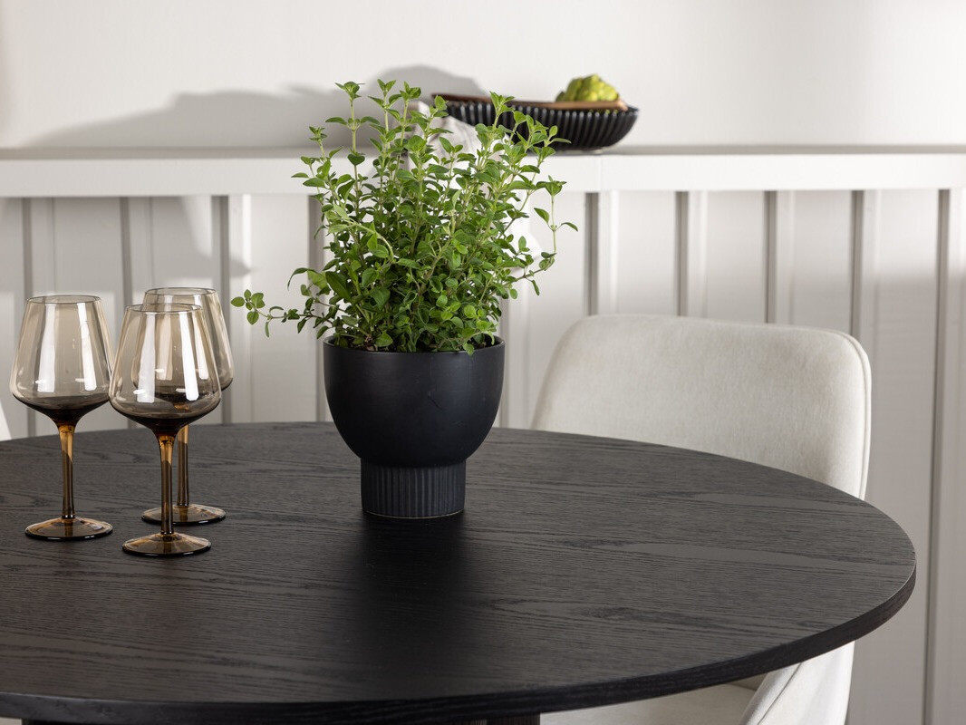 Маса и столове за трапезария Dallas 5008 (Черен)