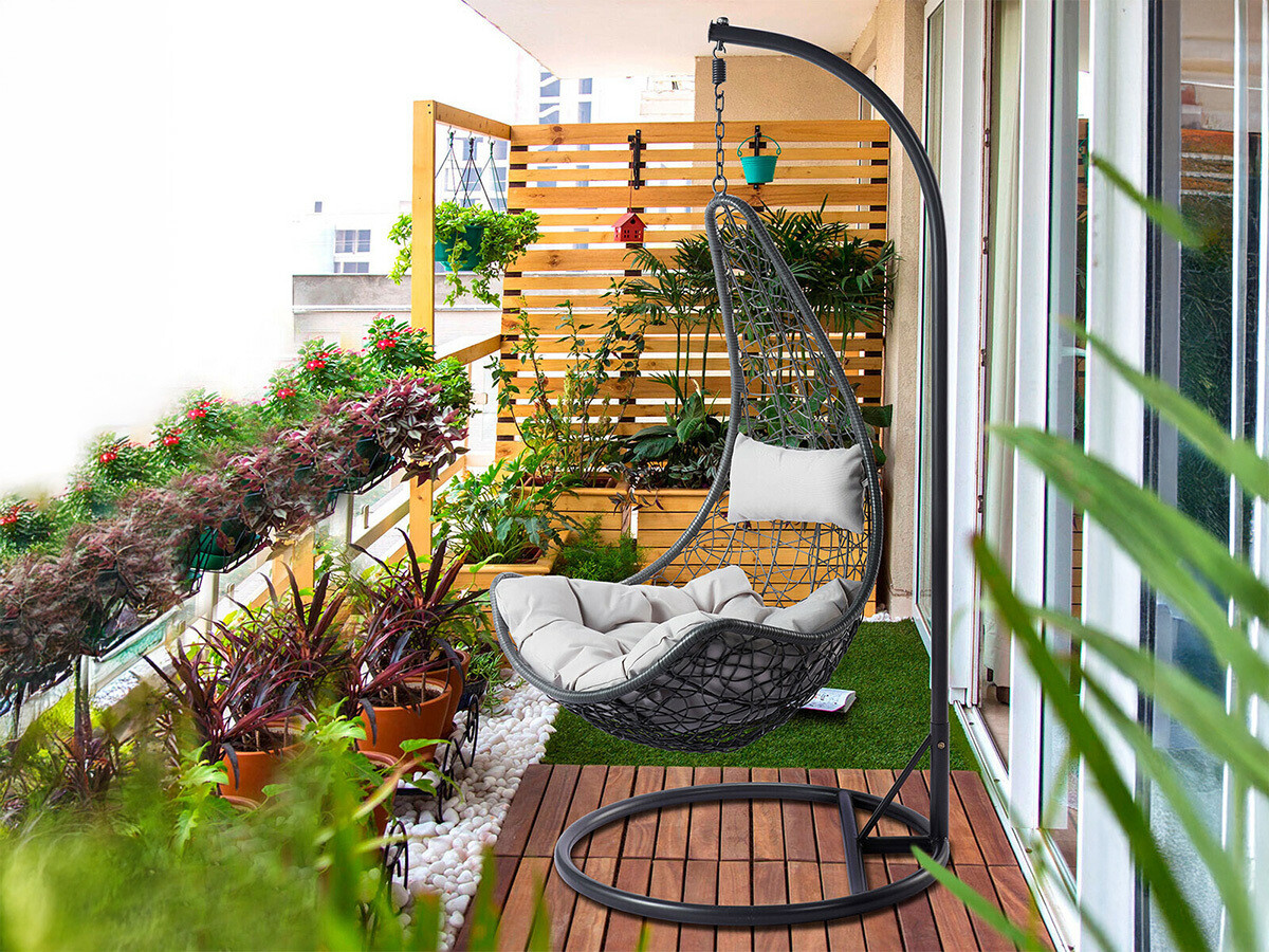 Градинска люлка Comfivo 313 (Сив)