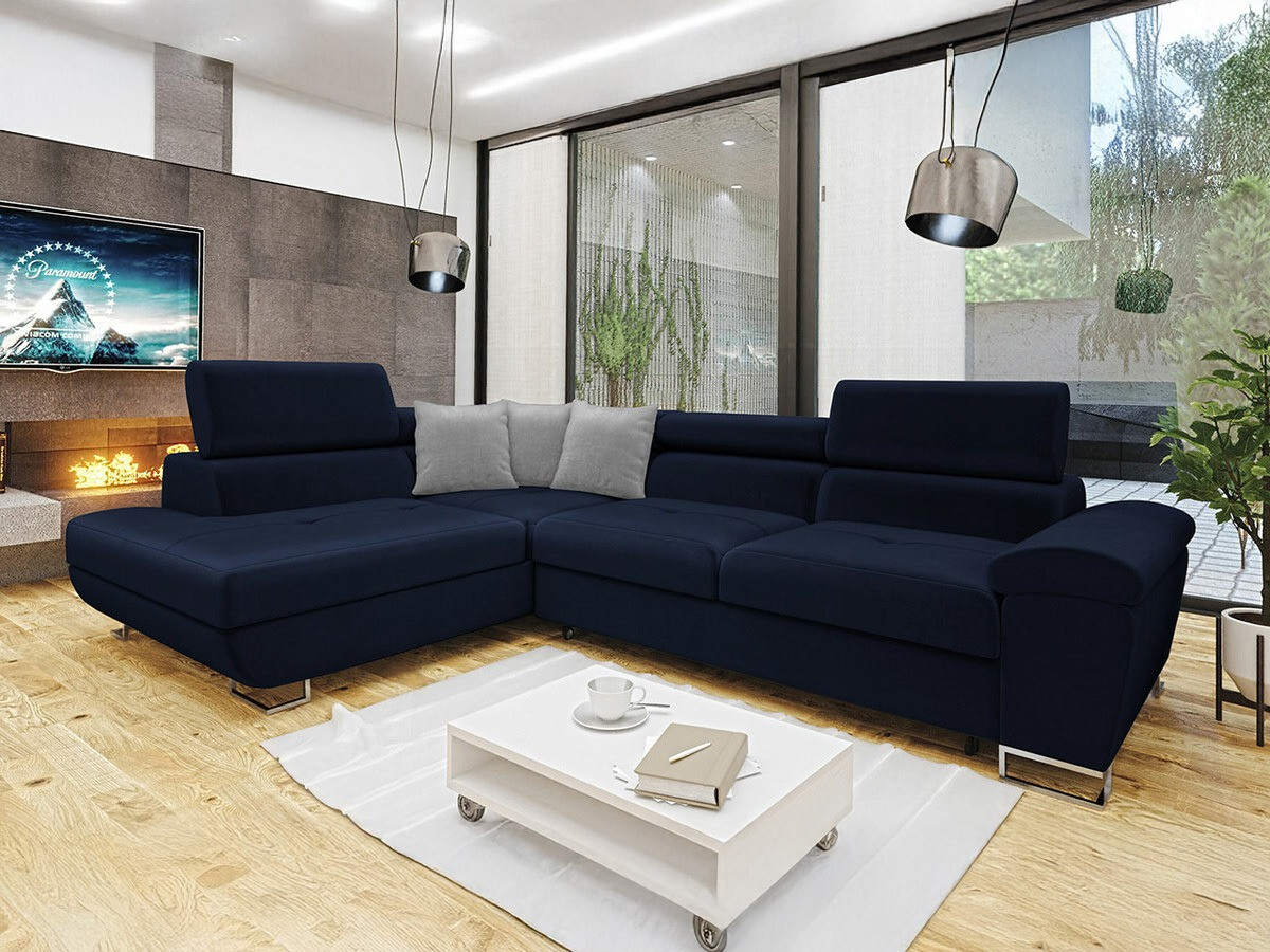 Ъглов диван Comfivo Ruta II (Magic Velvet 2216 + Magic Velvet 2240)