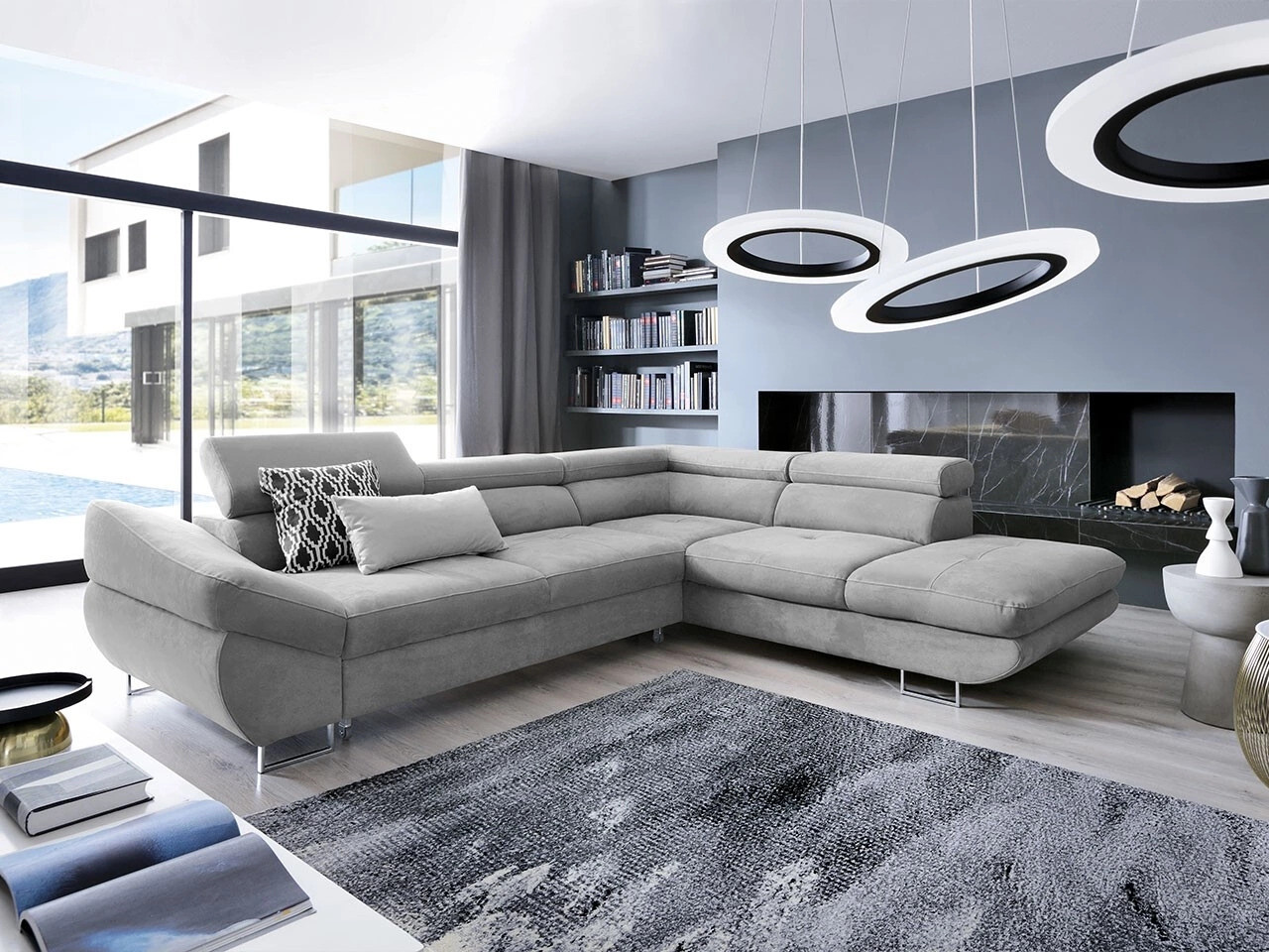 Ъглов диван Lincoln 122 (Soro 90)