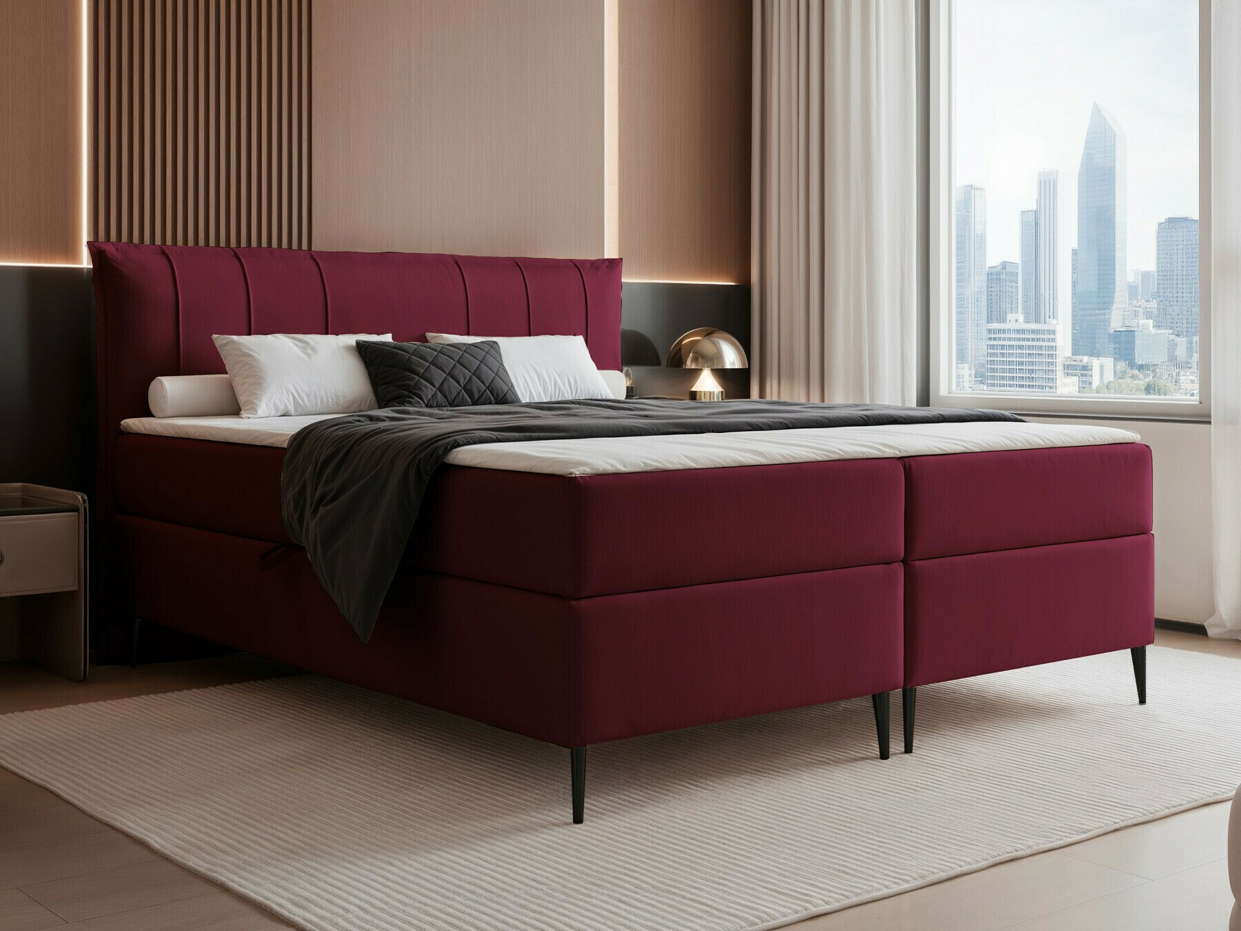 Континентално легло Martinez 105 (Magic Velvet 2229)