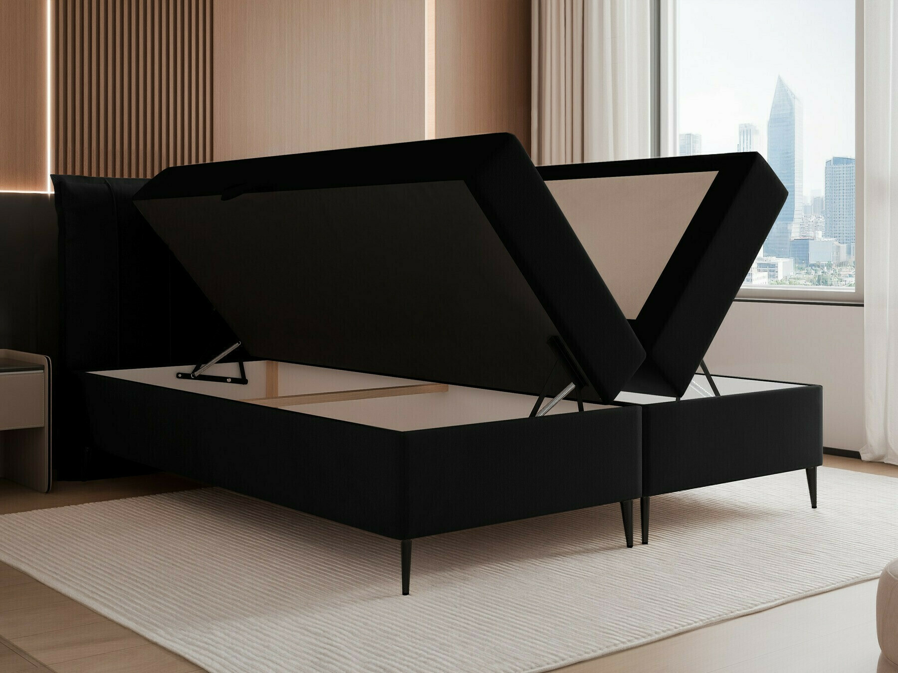 Континентално легло Martinez 105 (Magic Velvet 2240)