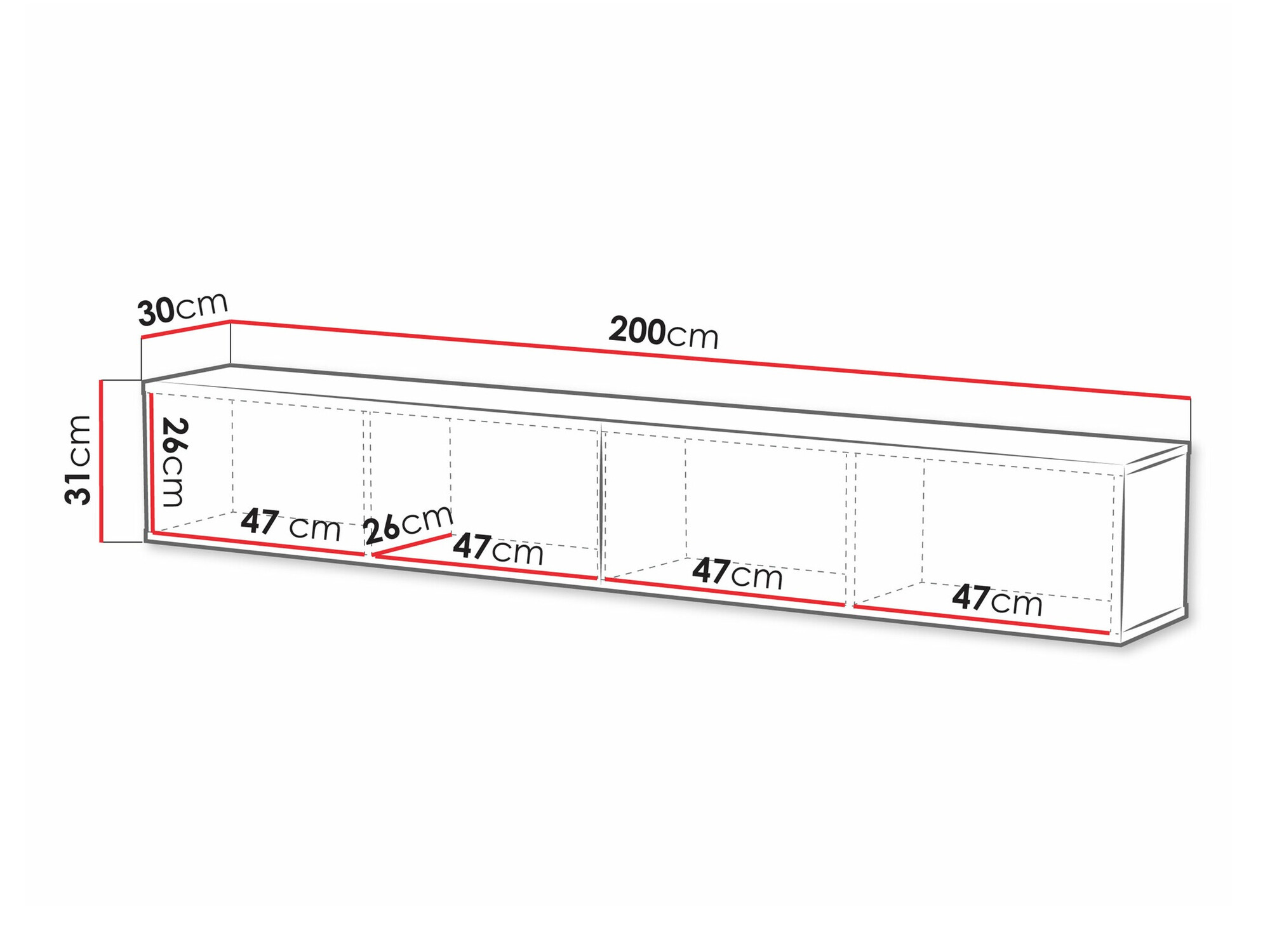 ТВ шкаф Species (Черен)