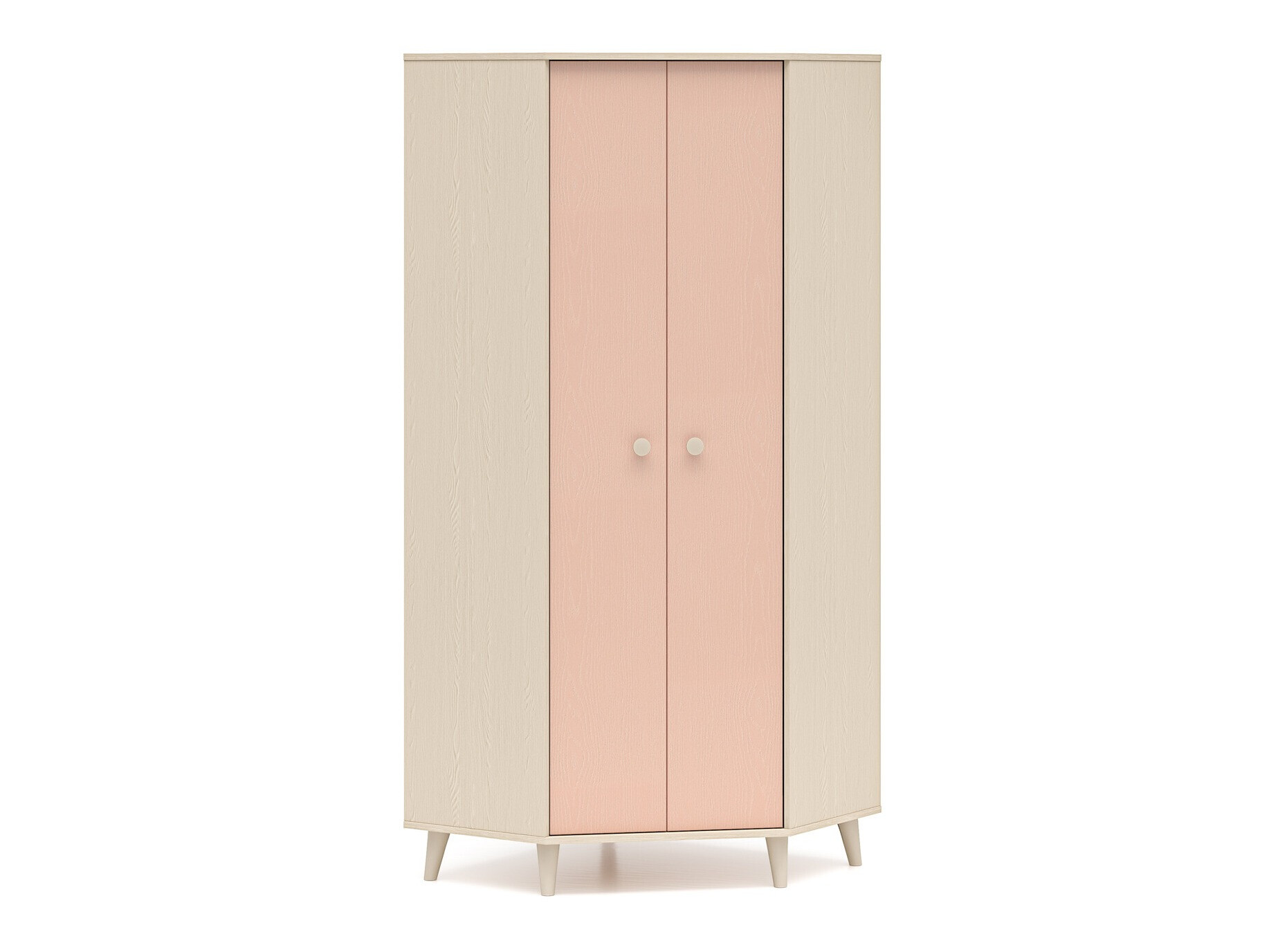 Ъглов гардероб Tortoli 100 (Роза)