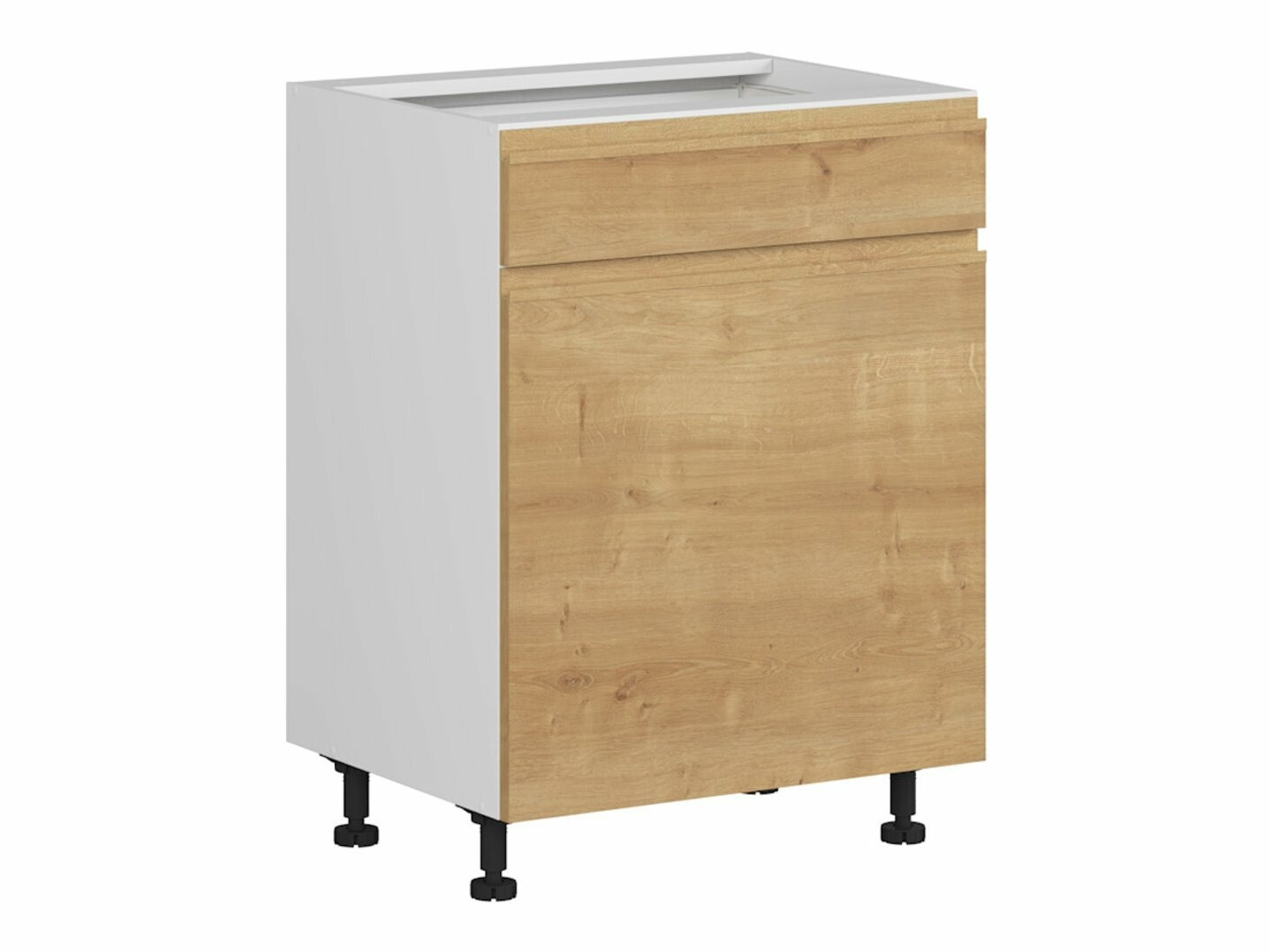 Модулен шкаф с чекмедже и врати Soli Oak 105