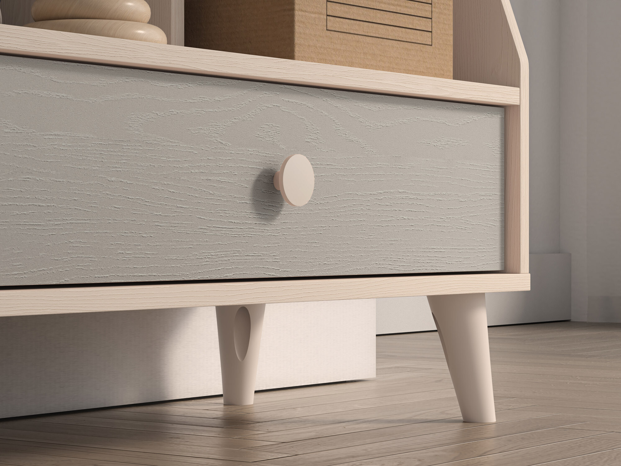 Етажерка Tortoli 107 (Сив)