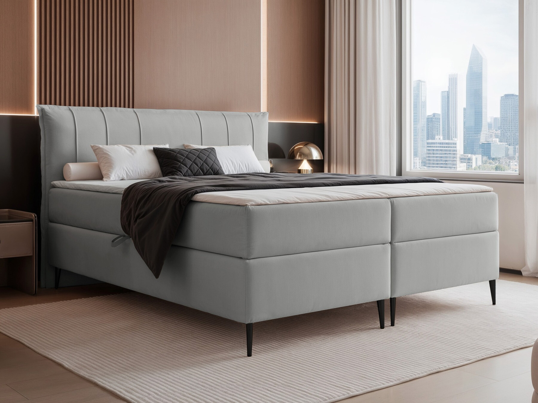 Континентално легло Martinez 105 (Magic Velvet 2240)