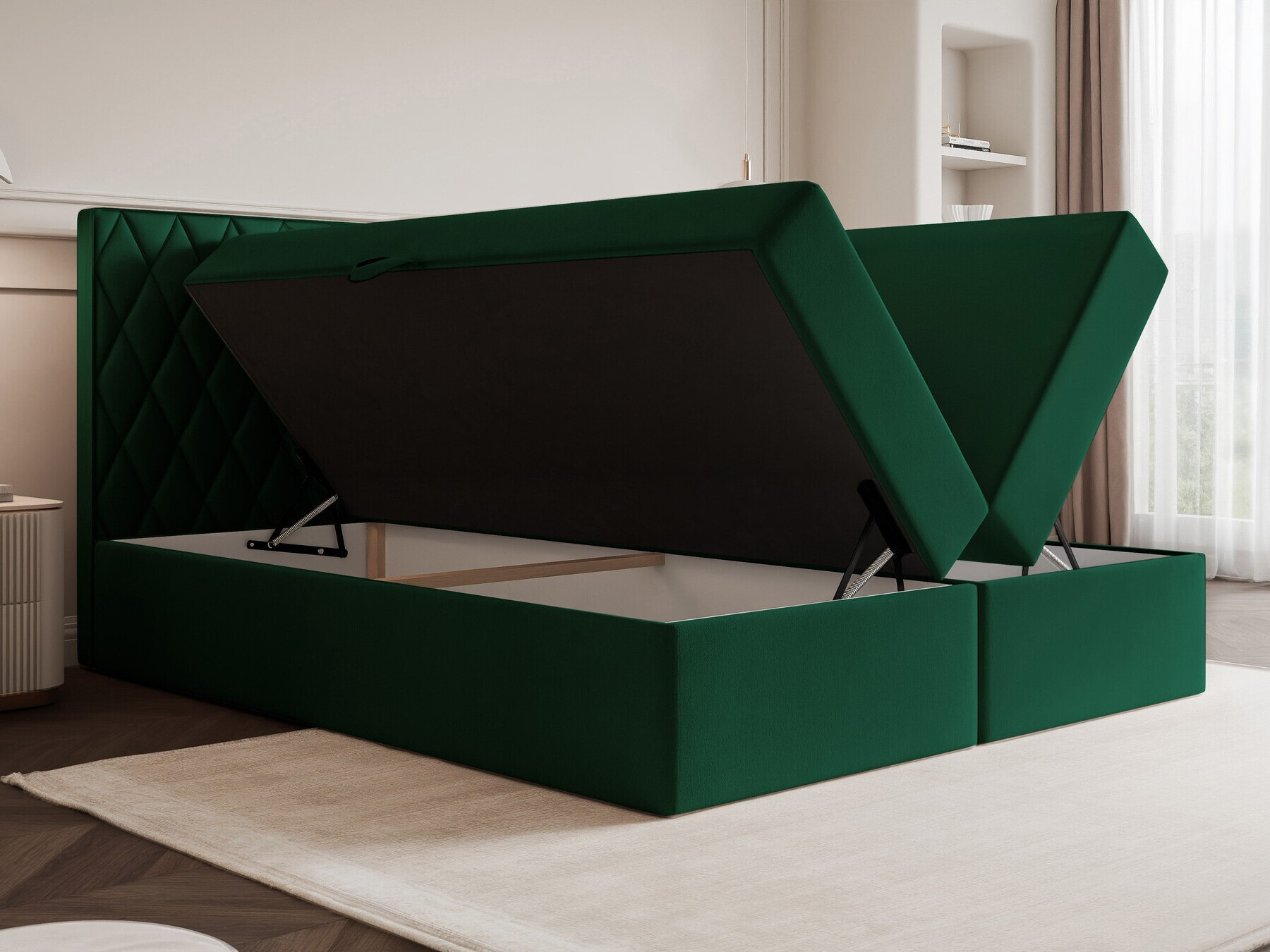 Континентално легло Martinez 114 (Magic Velvet 2240)